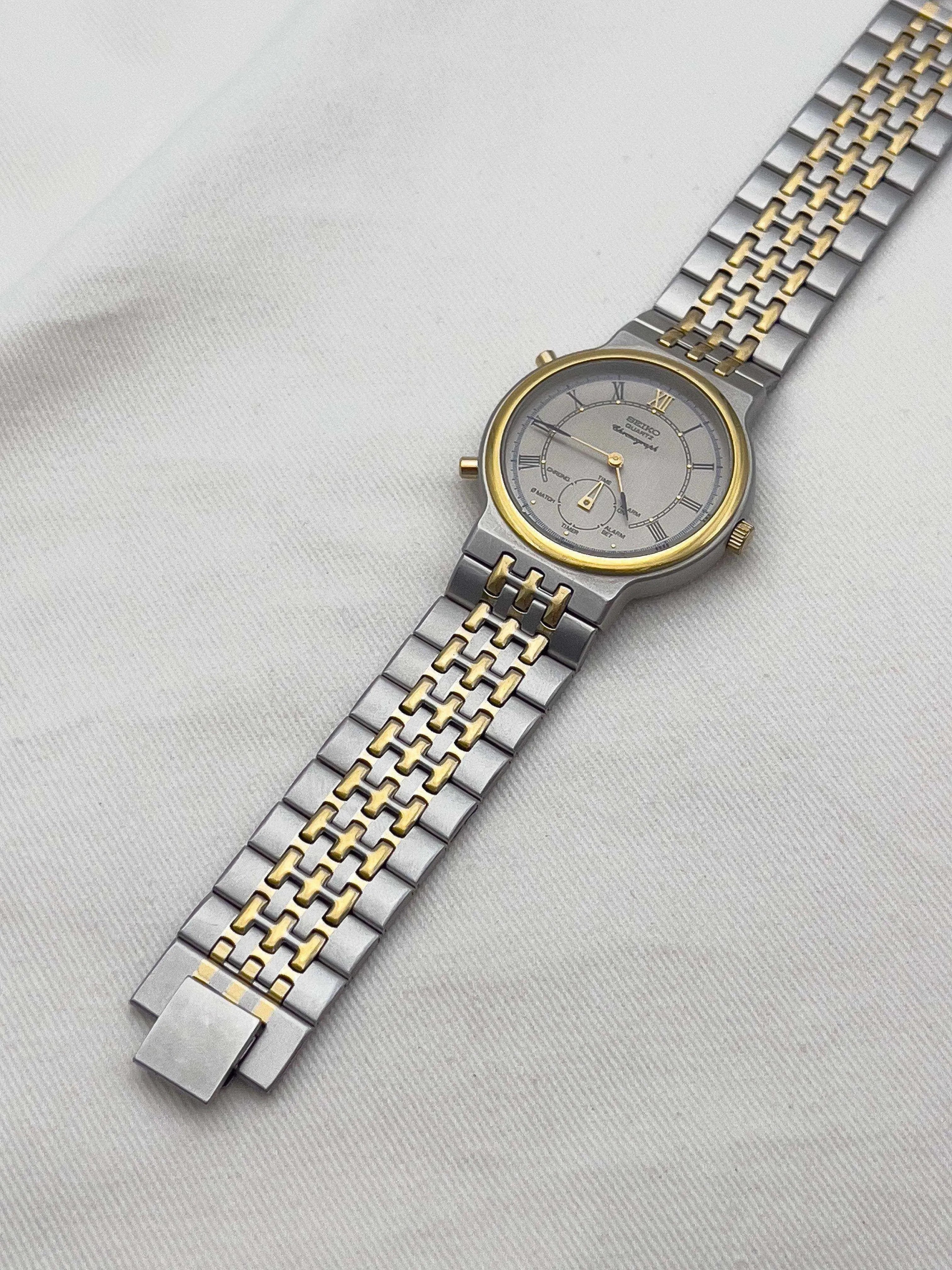 Seiko - Acier Or Multifonctions - 1988 - Atelier Victor Paris - Vintage Watch Shop Dubai
