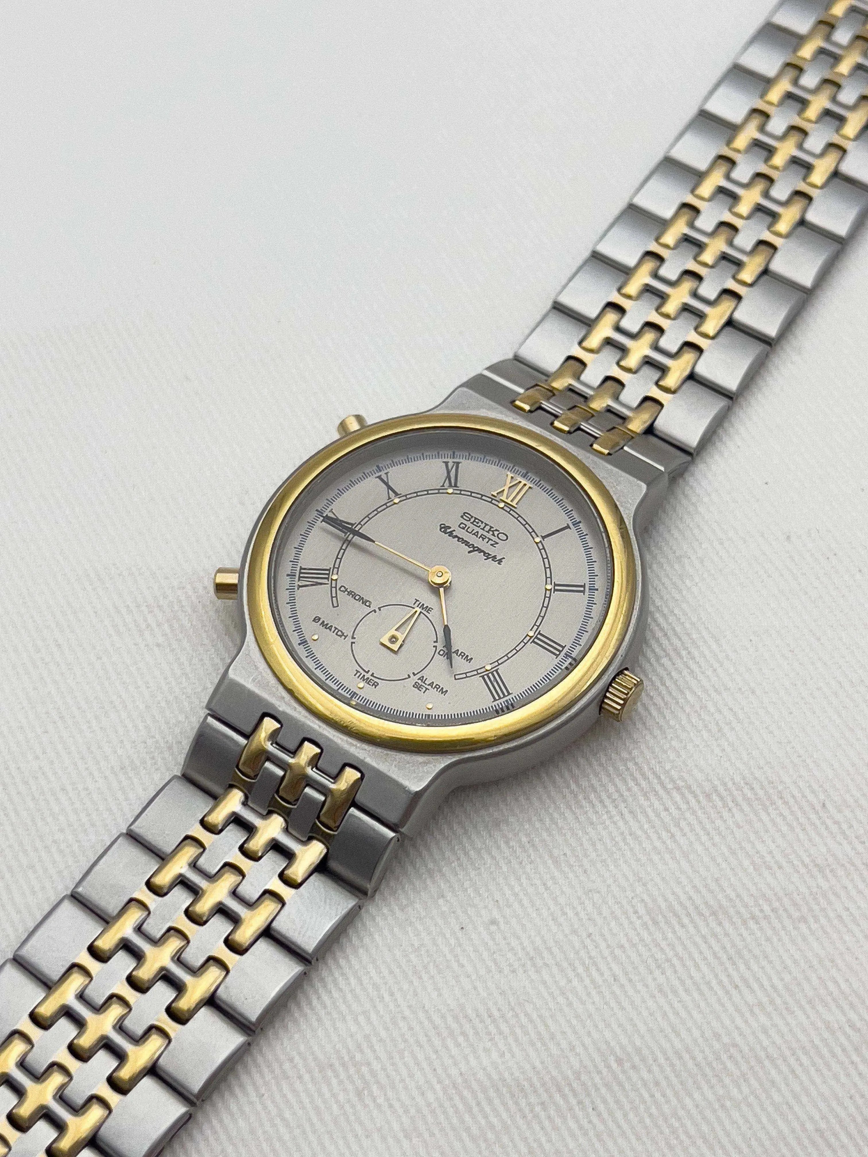 Seiko - Acier Or Multifonctions - 1988 - Atelier Victor Paris - Vintage Watch Shop Dubai