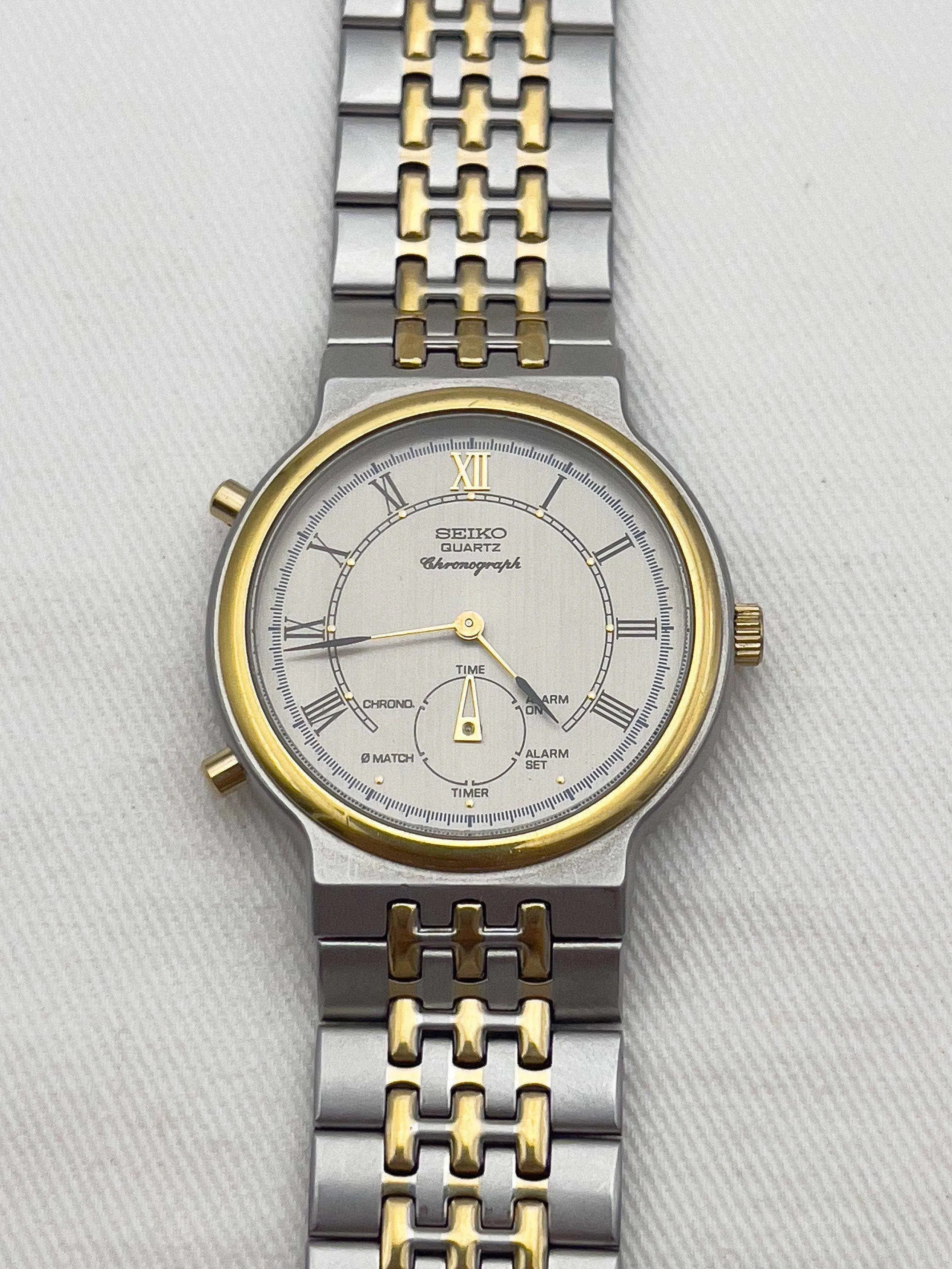 Seiko - Acier Or Multifonctions - 1988 - Atelier Victor Paris - Vintage Watch Shop Dubai