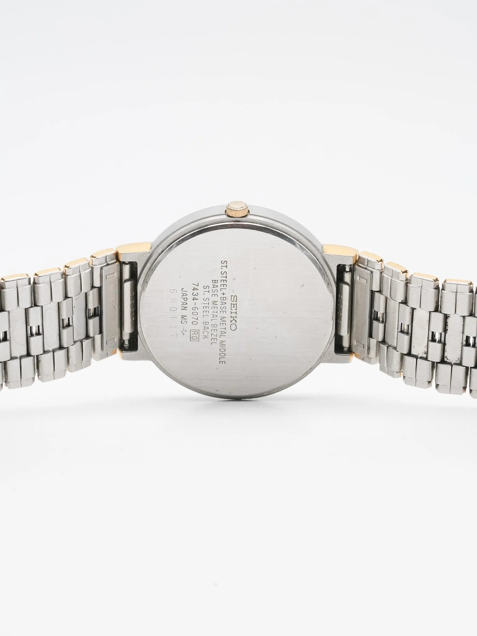 Seiko - Acier Or Phase de lune Romain - 1986 - Atelier Victor Paris - Vintage Watch Shop Dubai
