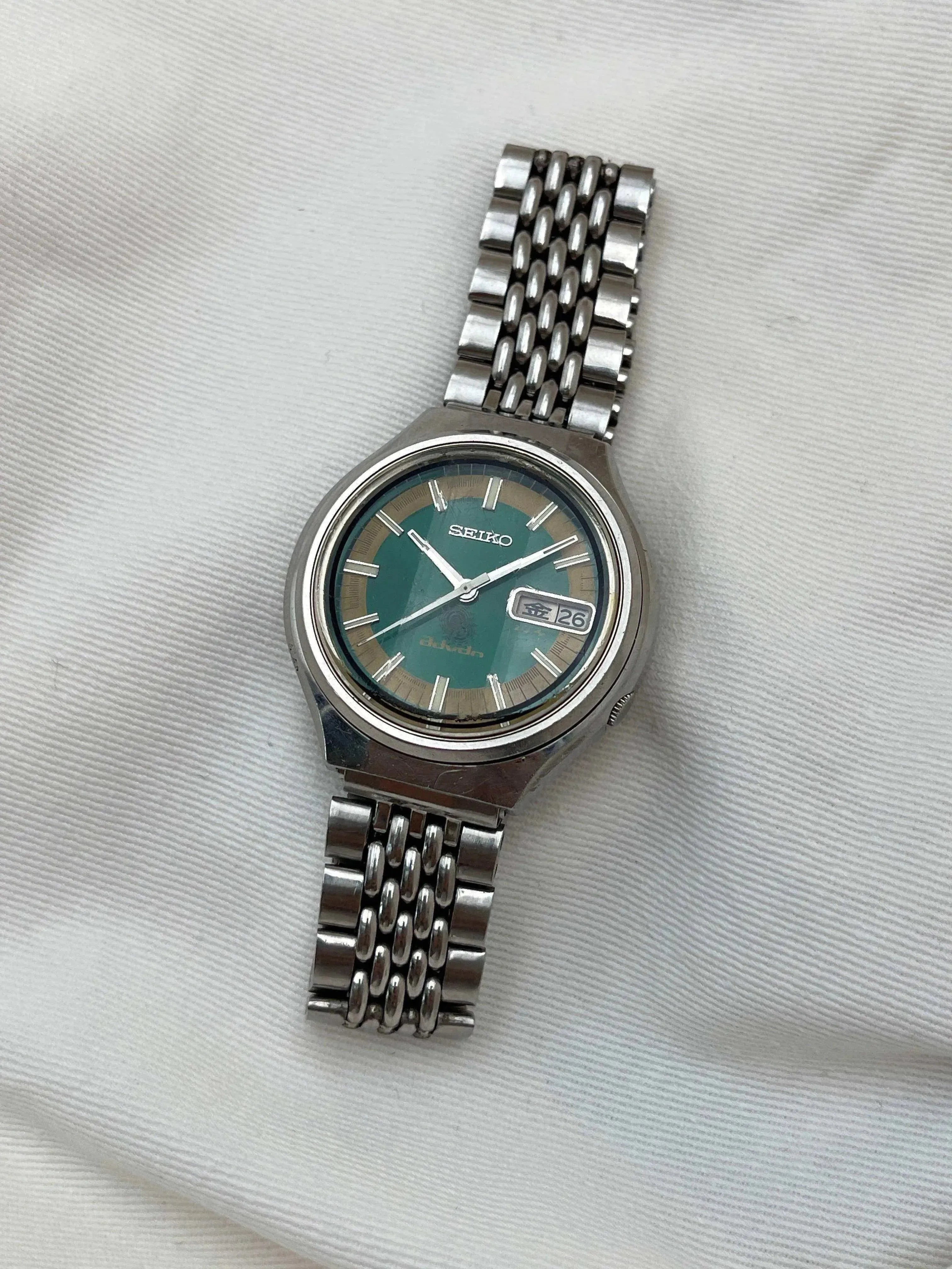 Seiko - Advan Green Cadran Patine - 1972 - Atelier Victor - Vintage  Shop