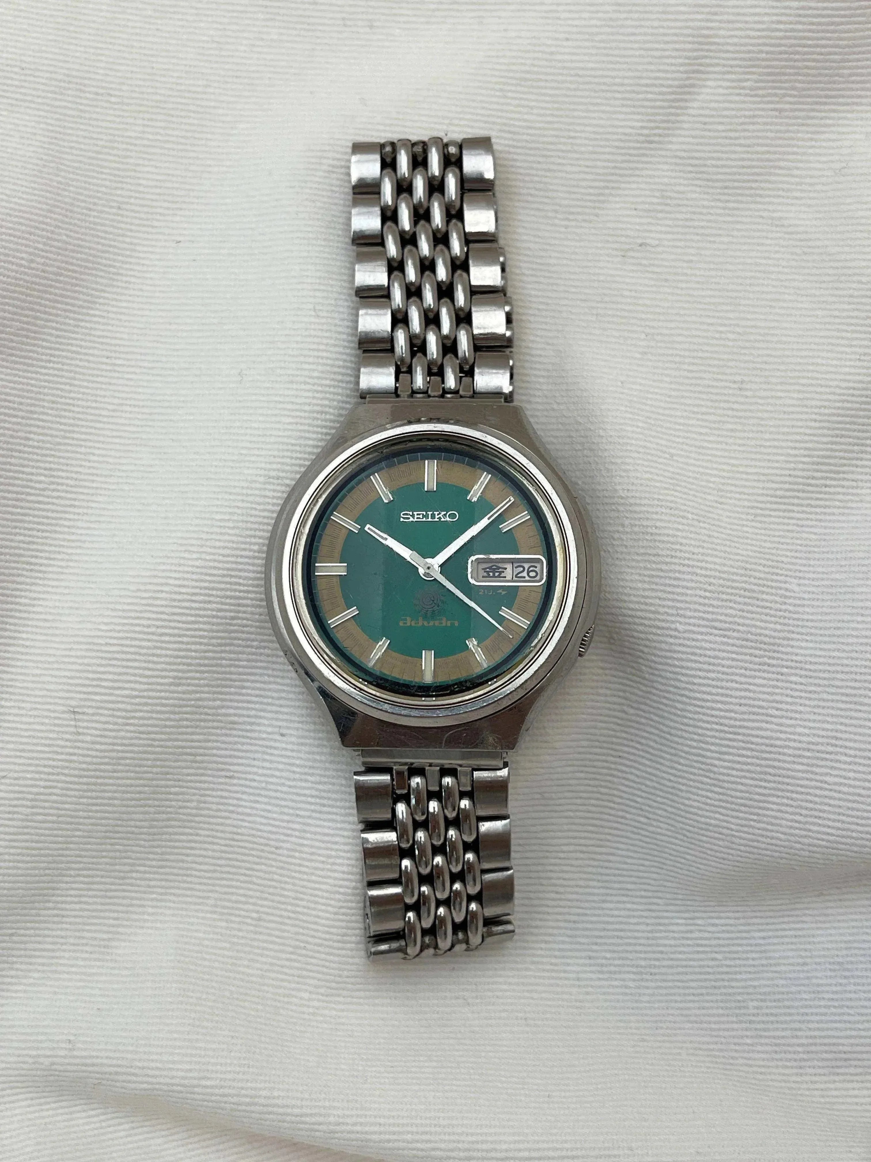 Seiko - Advan Green Cadran Patine - 1972 - Atelier Victor - Vintage  Shop