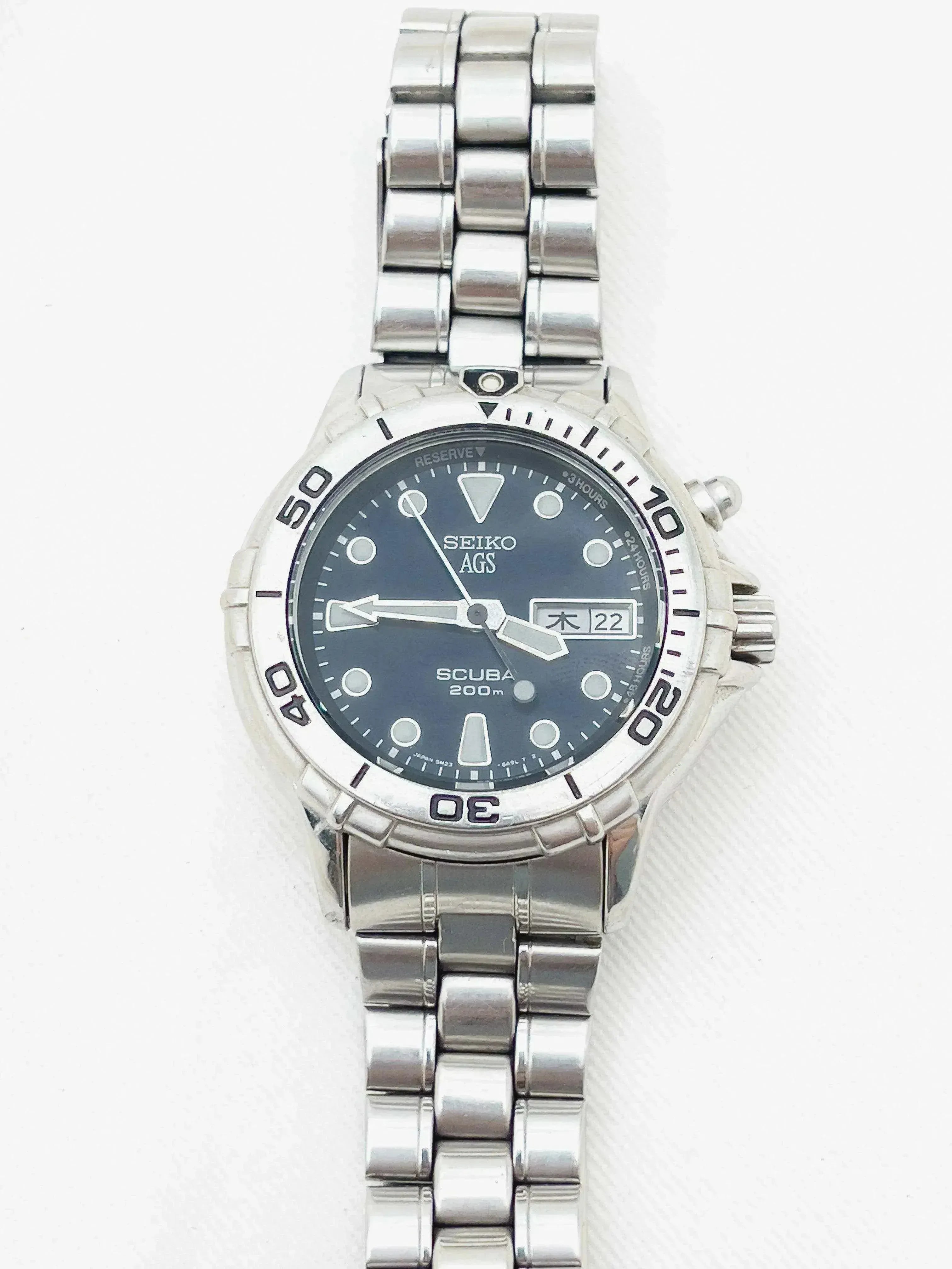 Seiko - AGS Scuba 200m Acier - 1993 - Atelier Victor