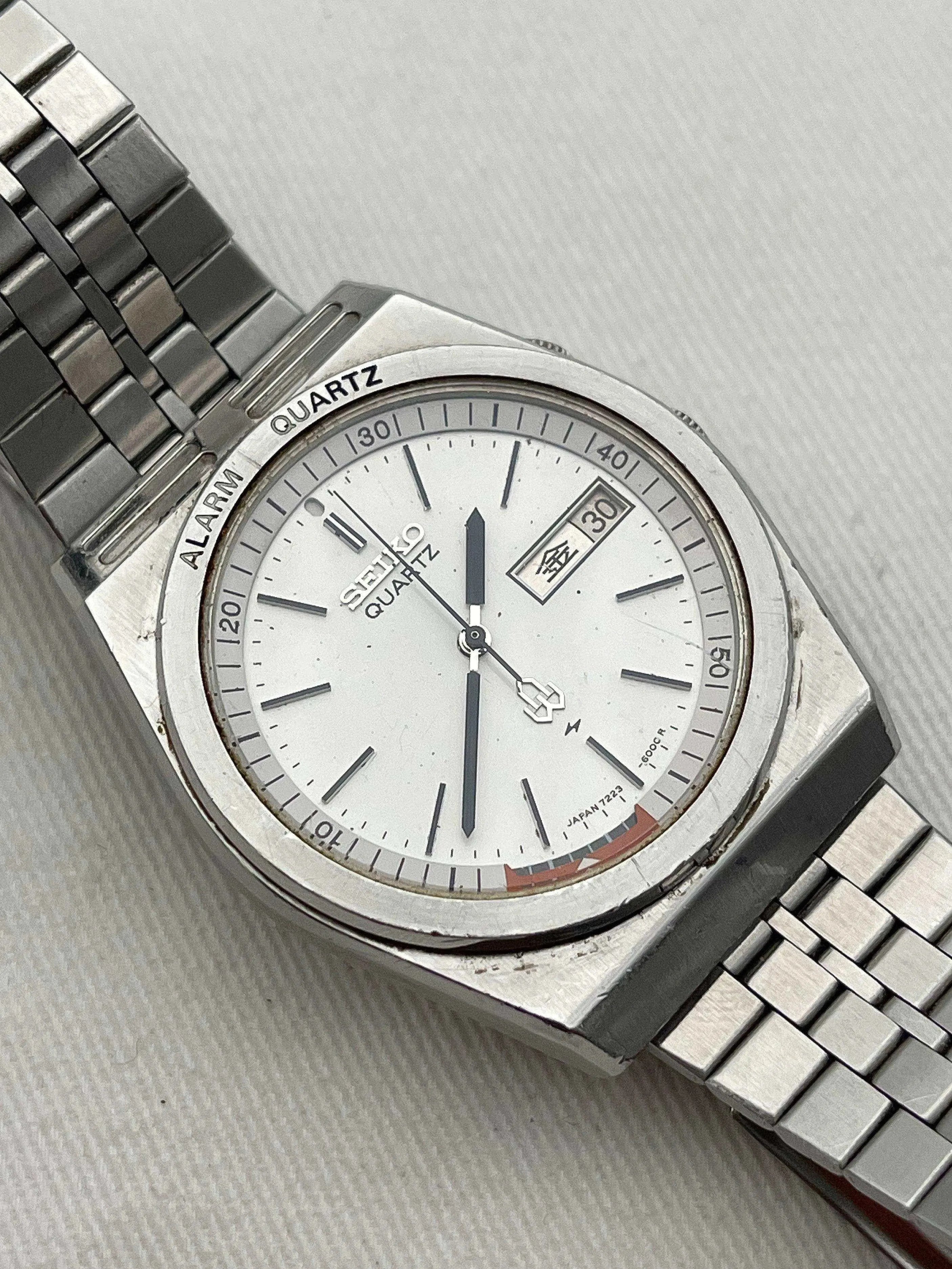 Seiko - Alarm White Dial - 1980 - Atelier Victor Paris - Vintage Watch Shop Dubai