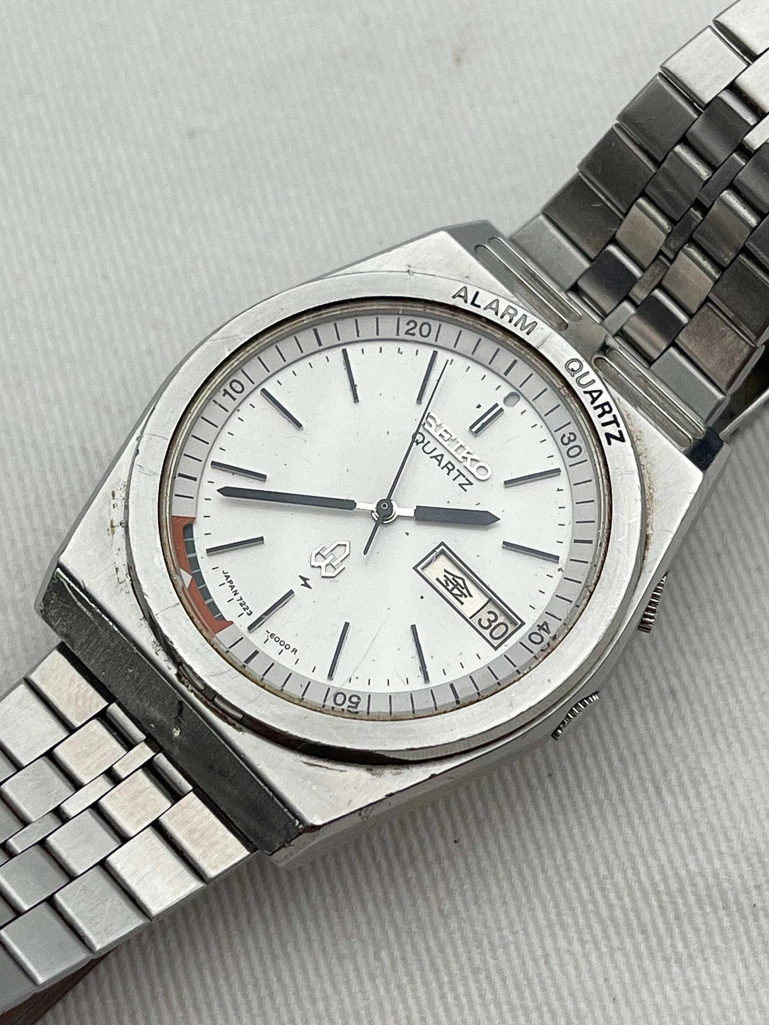Seiko - Alarm White Dial - 1980 - Atelier Victor Paris - Vintage Watch Shop Dubai