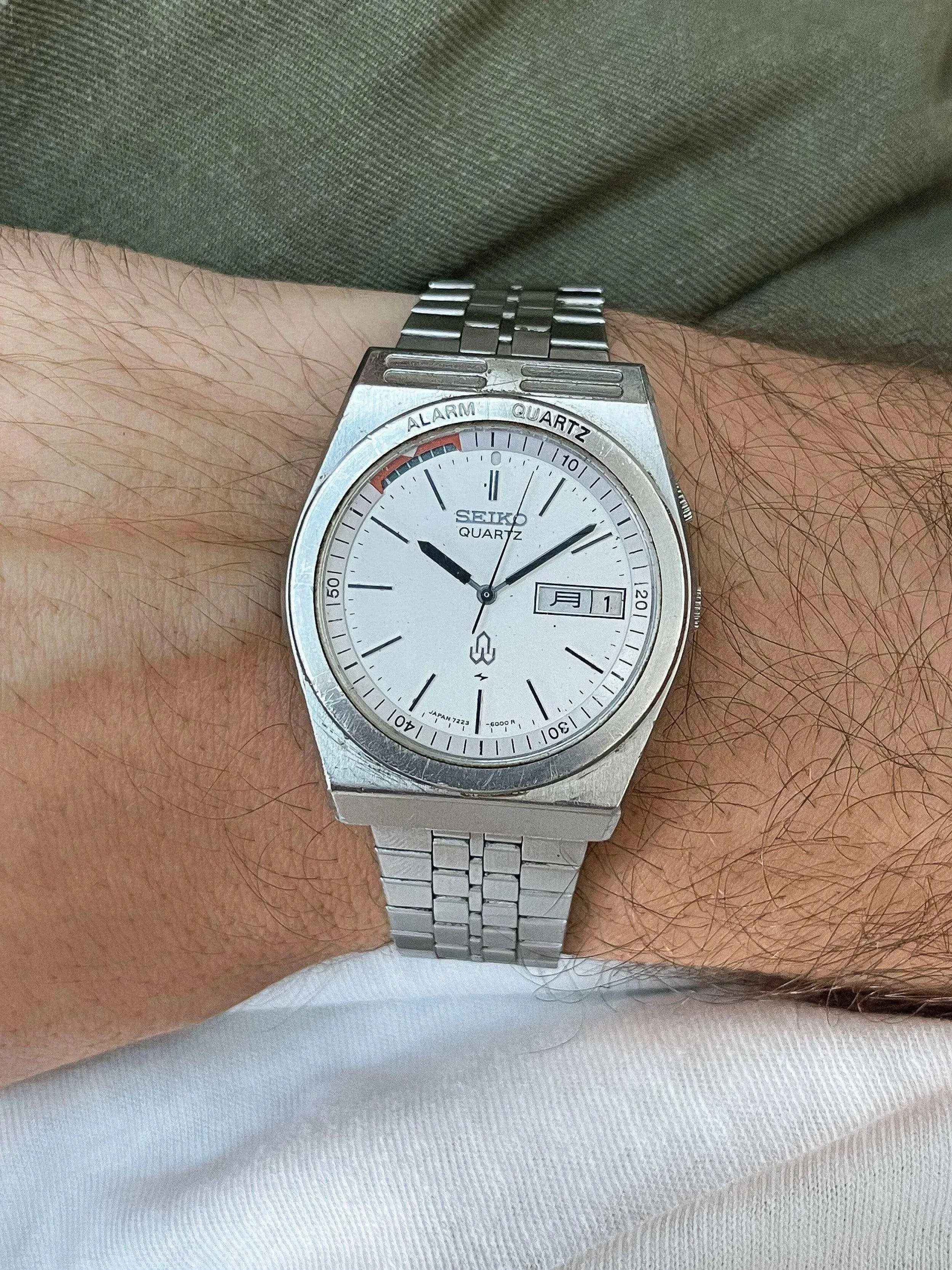 Seiko - Alarm White Dial - 1980 - Atelier Victor Paris - Vintage Watch Shop Dubai