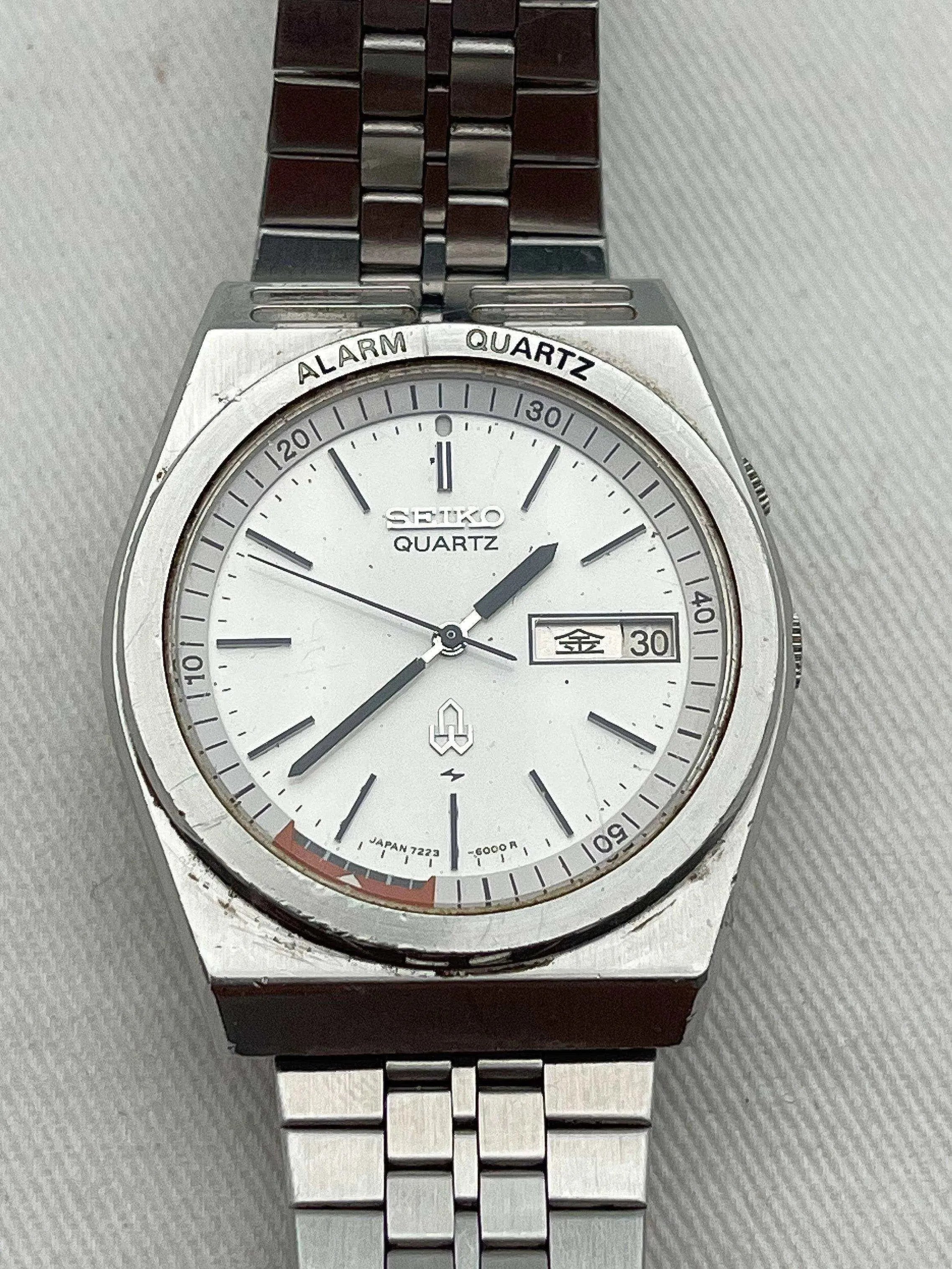 Seiko - Alarm White Dial - 1980 - Atelier Victor - Vintage  Shop