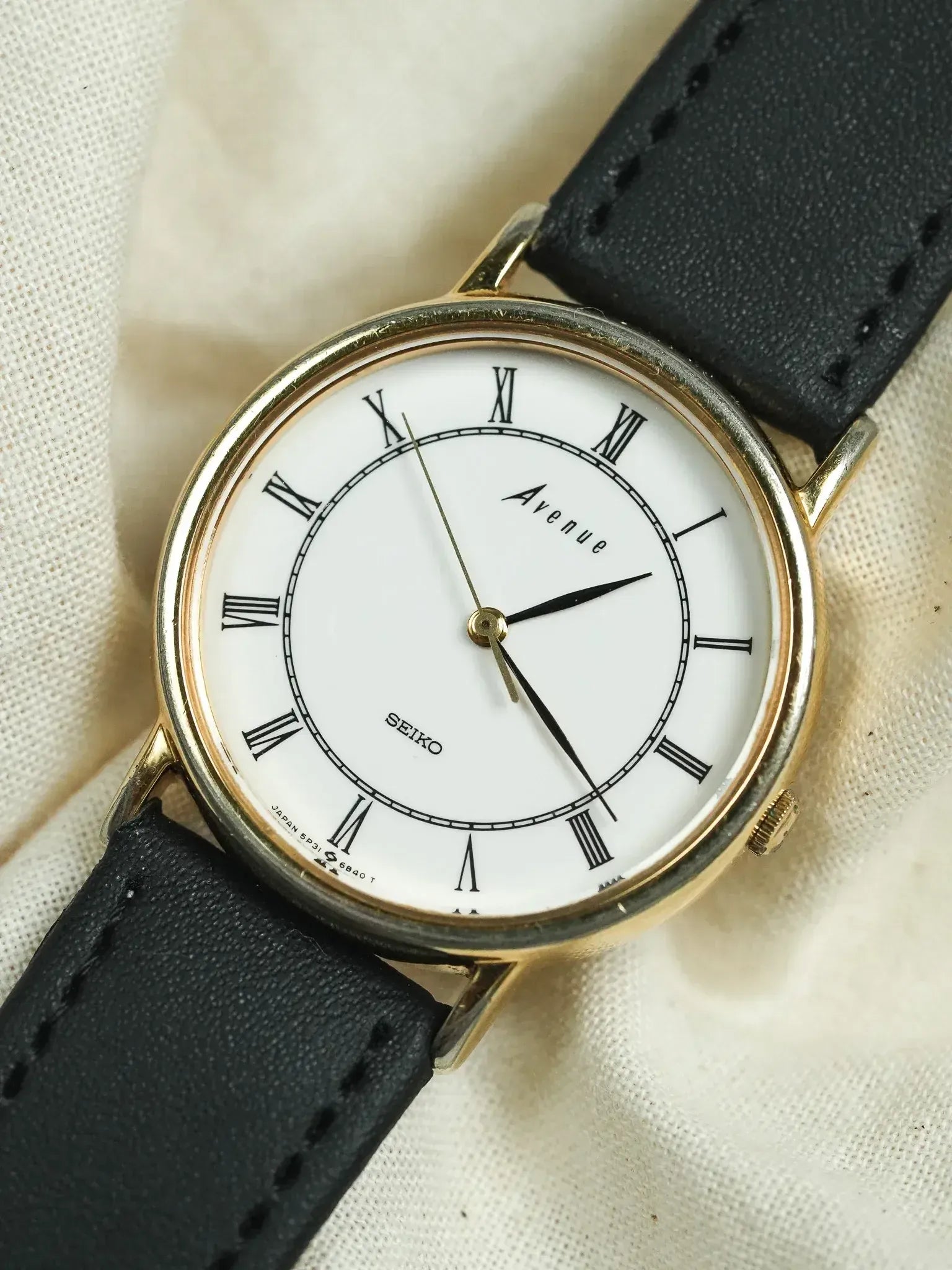 SEIKO AVENUE スクエア 日本製 アラビア 数字 スモール セコンド 2628 
