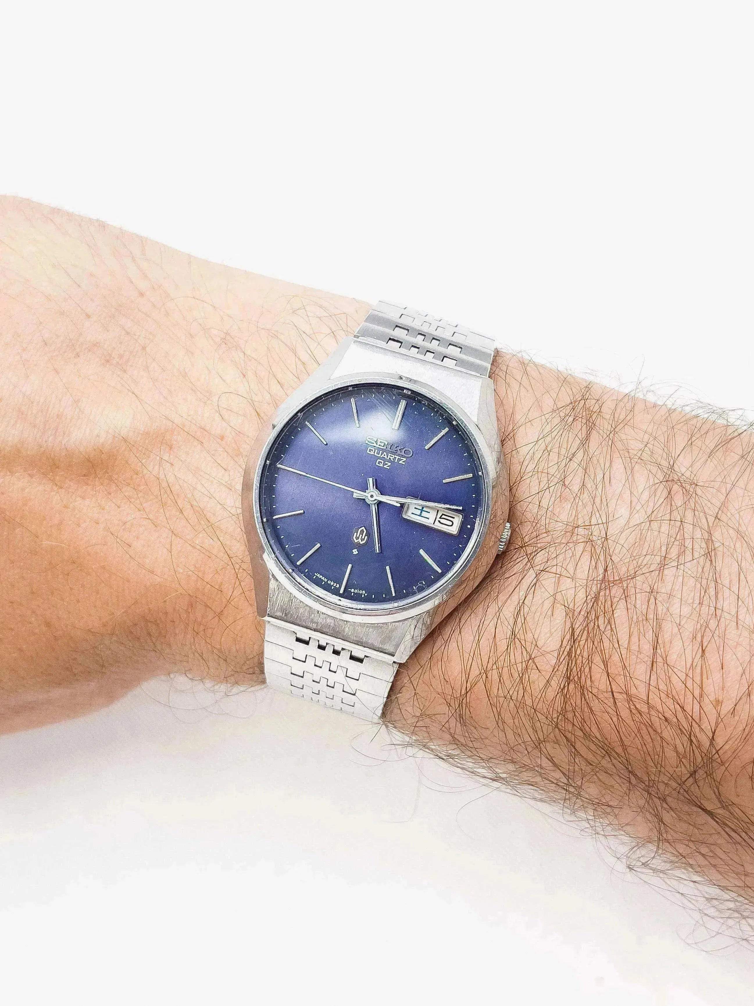 Seiko - Blue Dial Kanji - 1975 - Atelier Victor Paris - Vintage Watch Shop Dubai