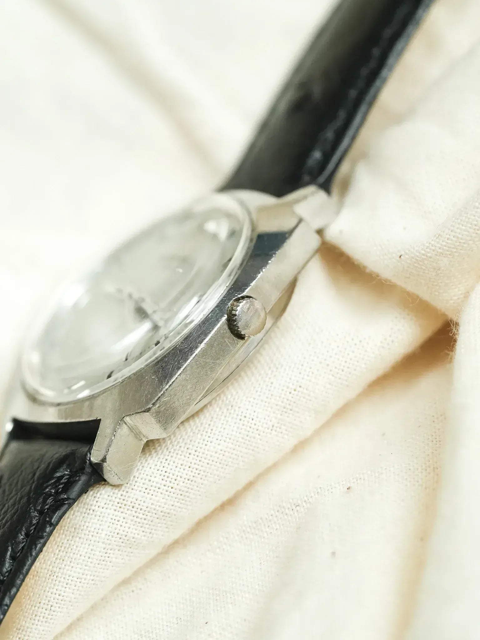 Seiko - Caja de TV Índice negro Fecha - 1975 