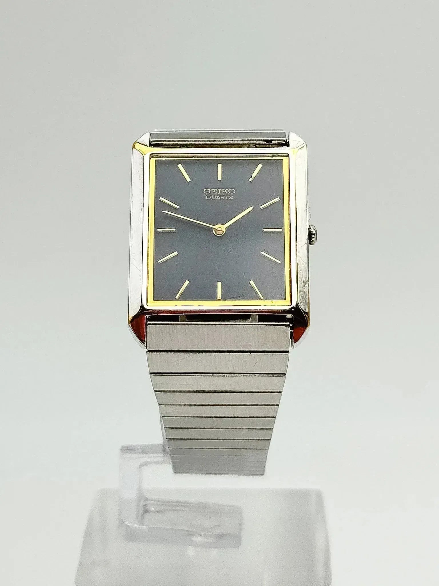 Seiko - Bracelet Acier Cadran noir - 1993 - Atelier Victor