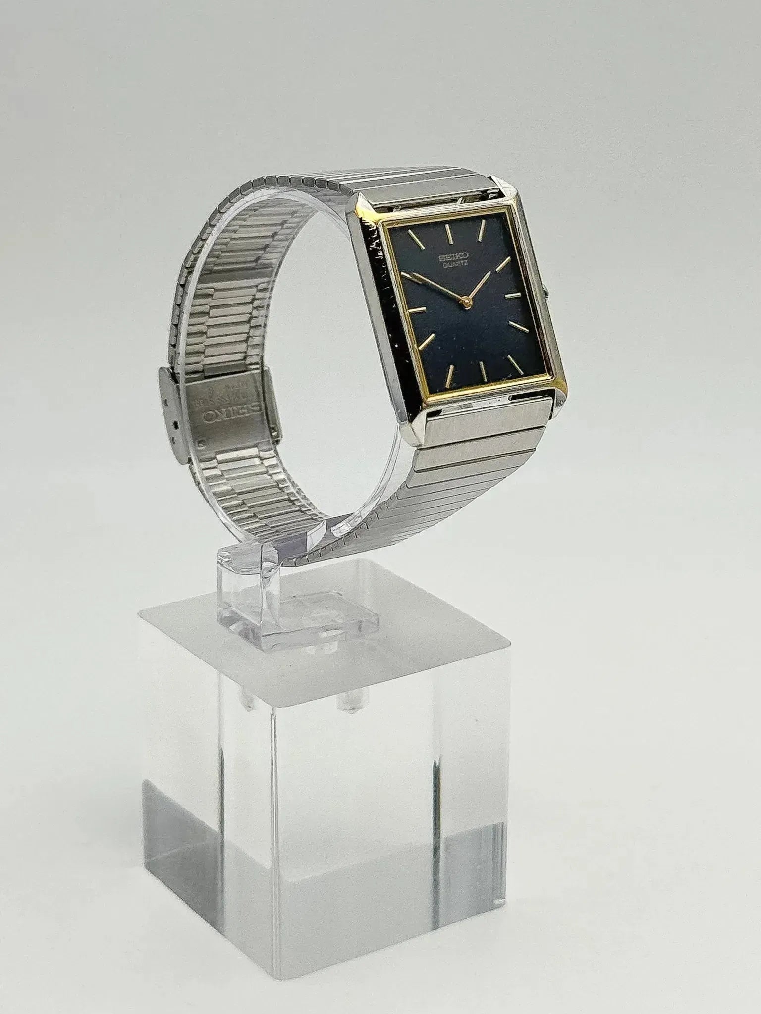 Seiko - Bracelet Acier Cadran noir - 1993 - Atelier Victor