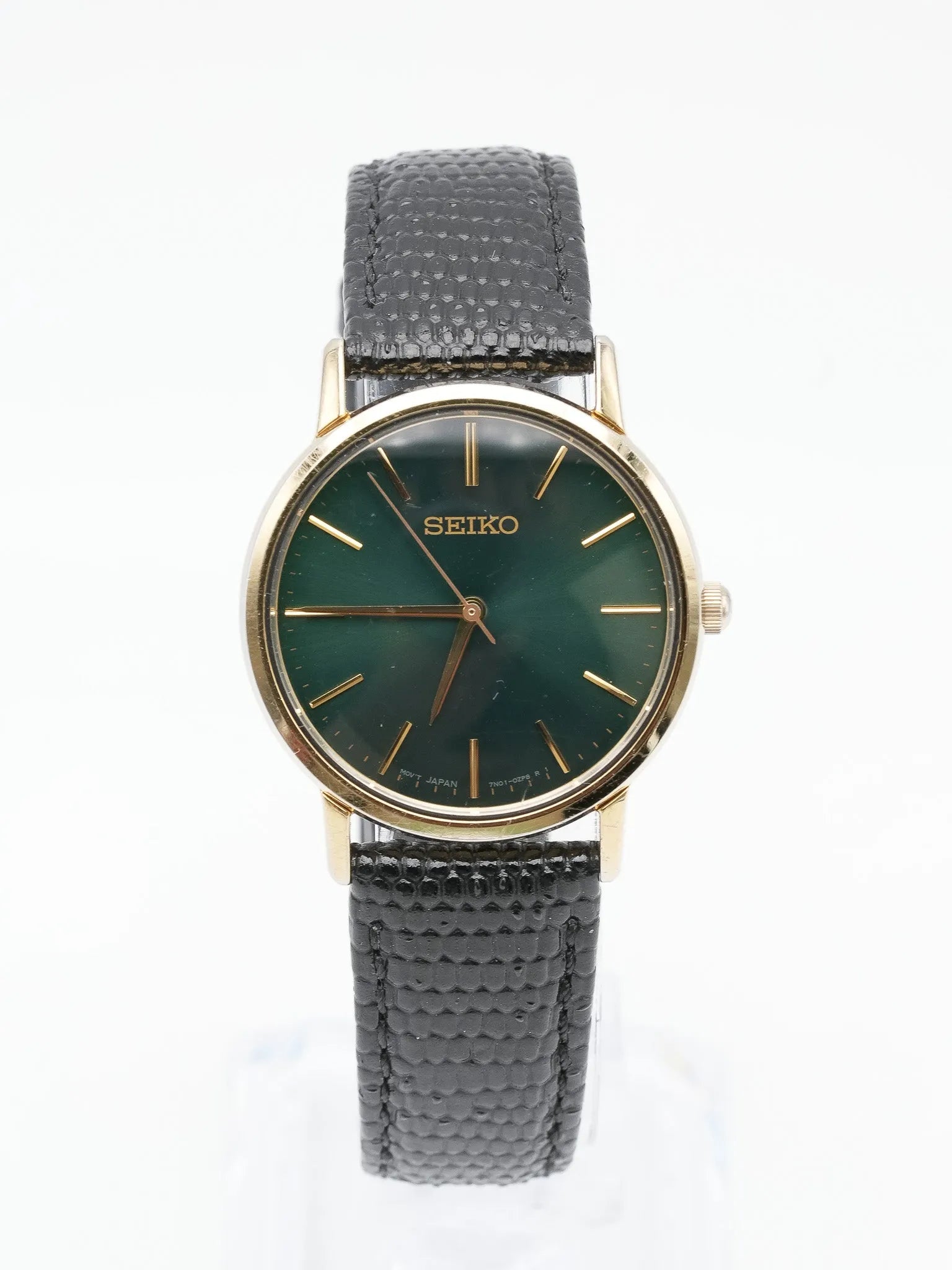 Seiko - Cadran Vert brillant index or - 2000s - Atelier Victor Paris - Vintage Watch Shop Dubai