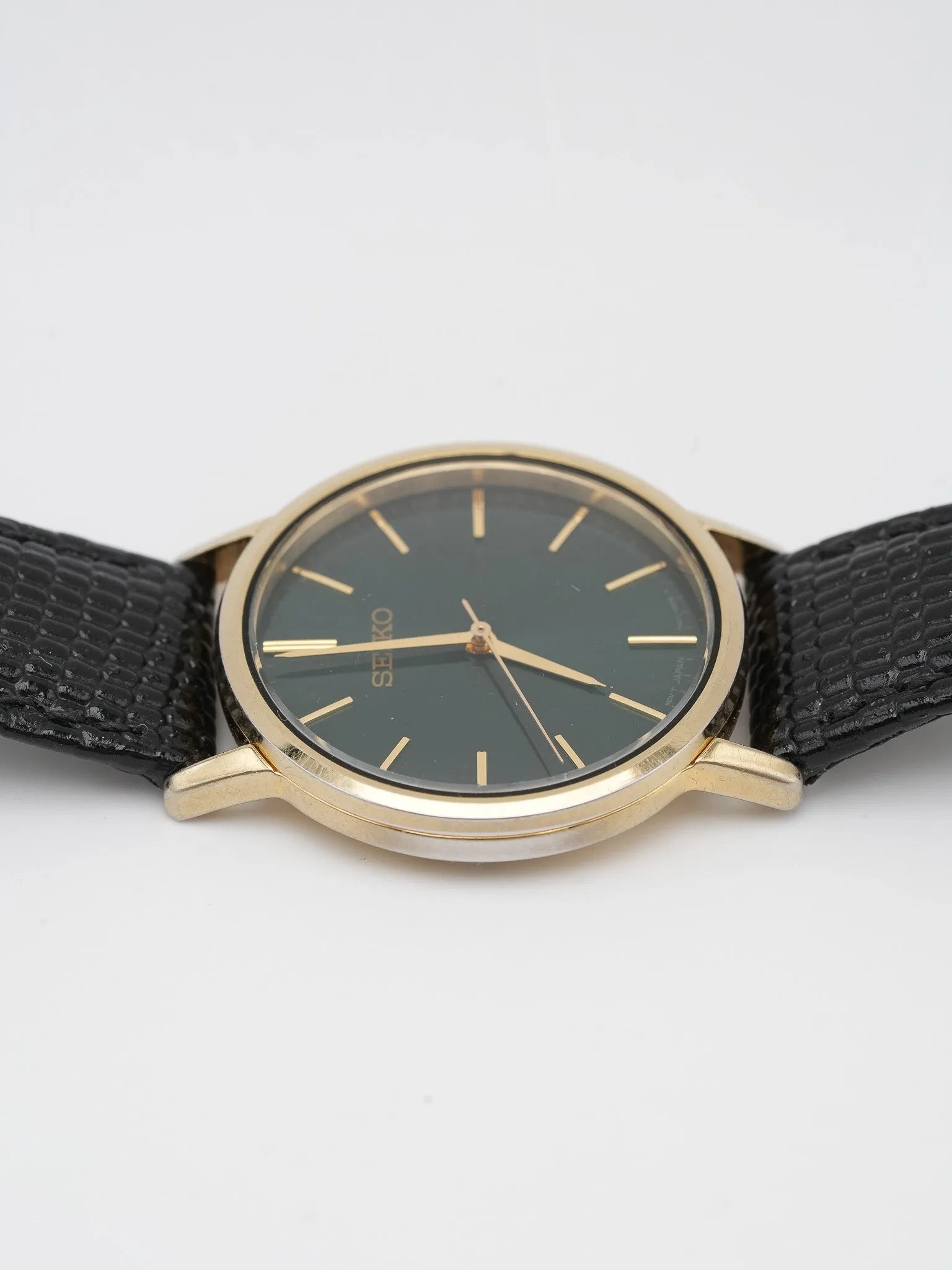 Seiko - Cadran Vert brillant index or - 2000s - Atelier Victor Paris - Vintage Watch Shop Dubai