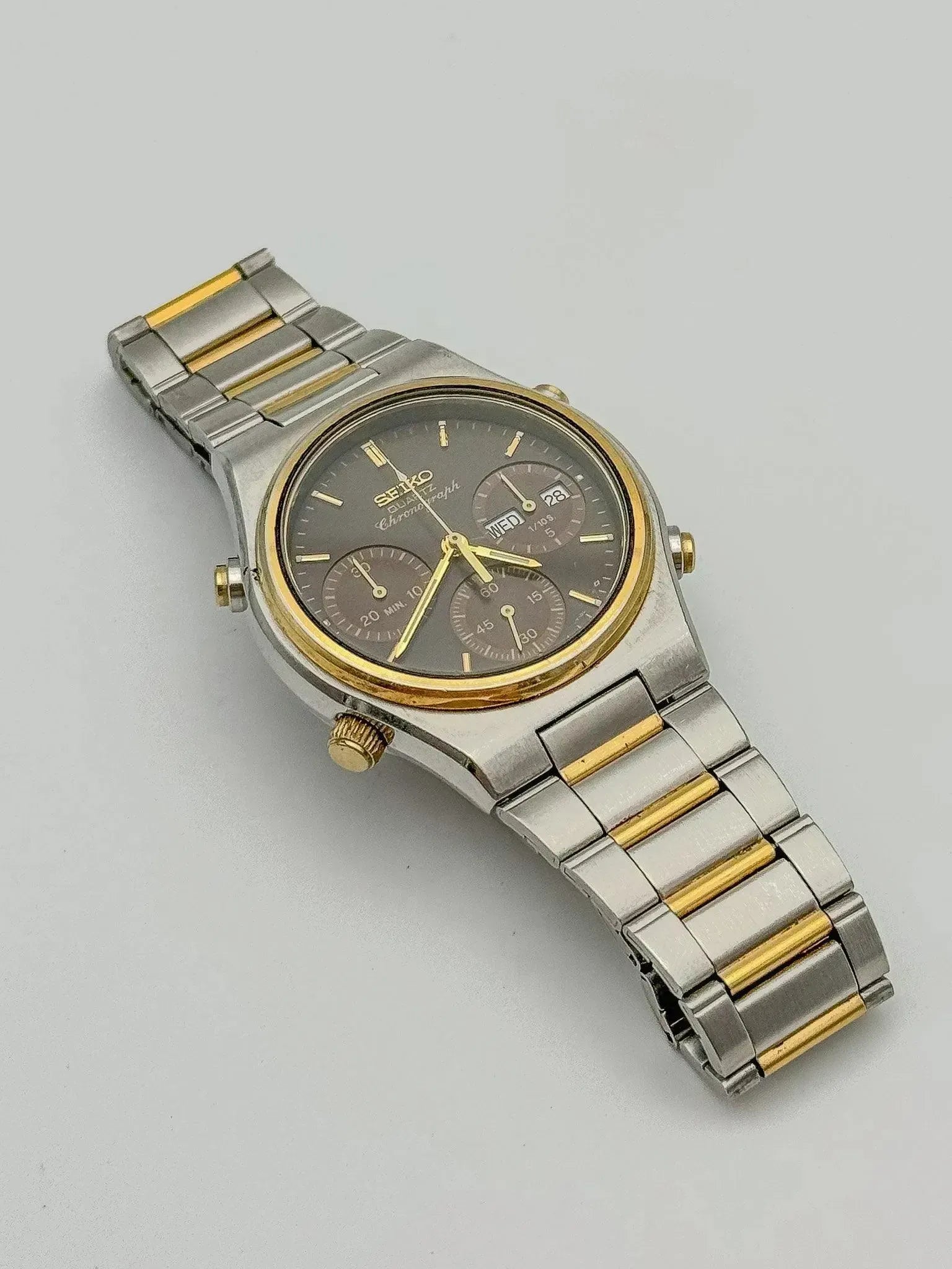 Seiko - Chrono Chocolat Two Tones - 1986 - Atelier Victor