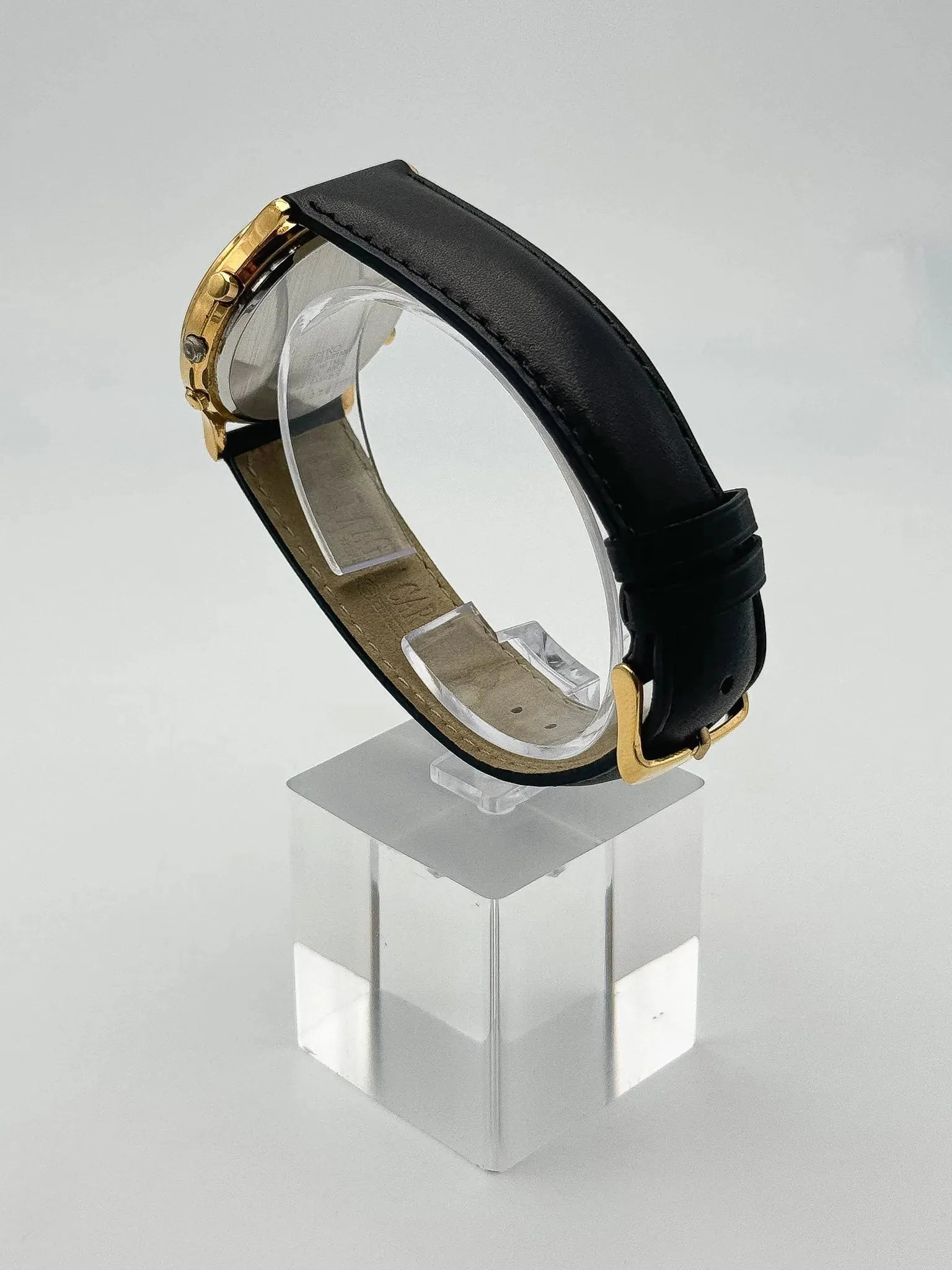 Seiko - Chronographe Alarme Or Cadran Blanc - 1994 - Atelier Victor Paris - Vintage Watch Shop Dubai