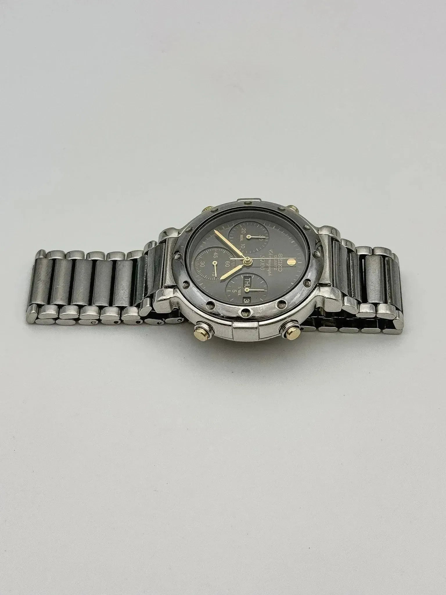 Seiko - Chronographe Grey Anthracite - 1989 - Atelier Victor