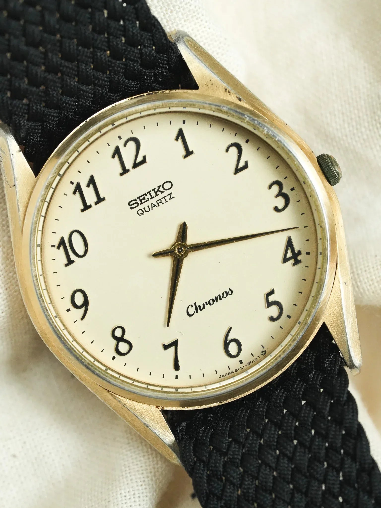 Seiko - Chronos Or Patine Chiffres Arabes - 1997 - Atelier Victor