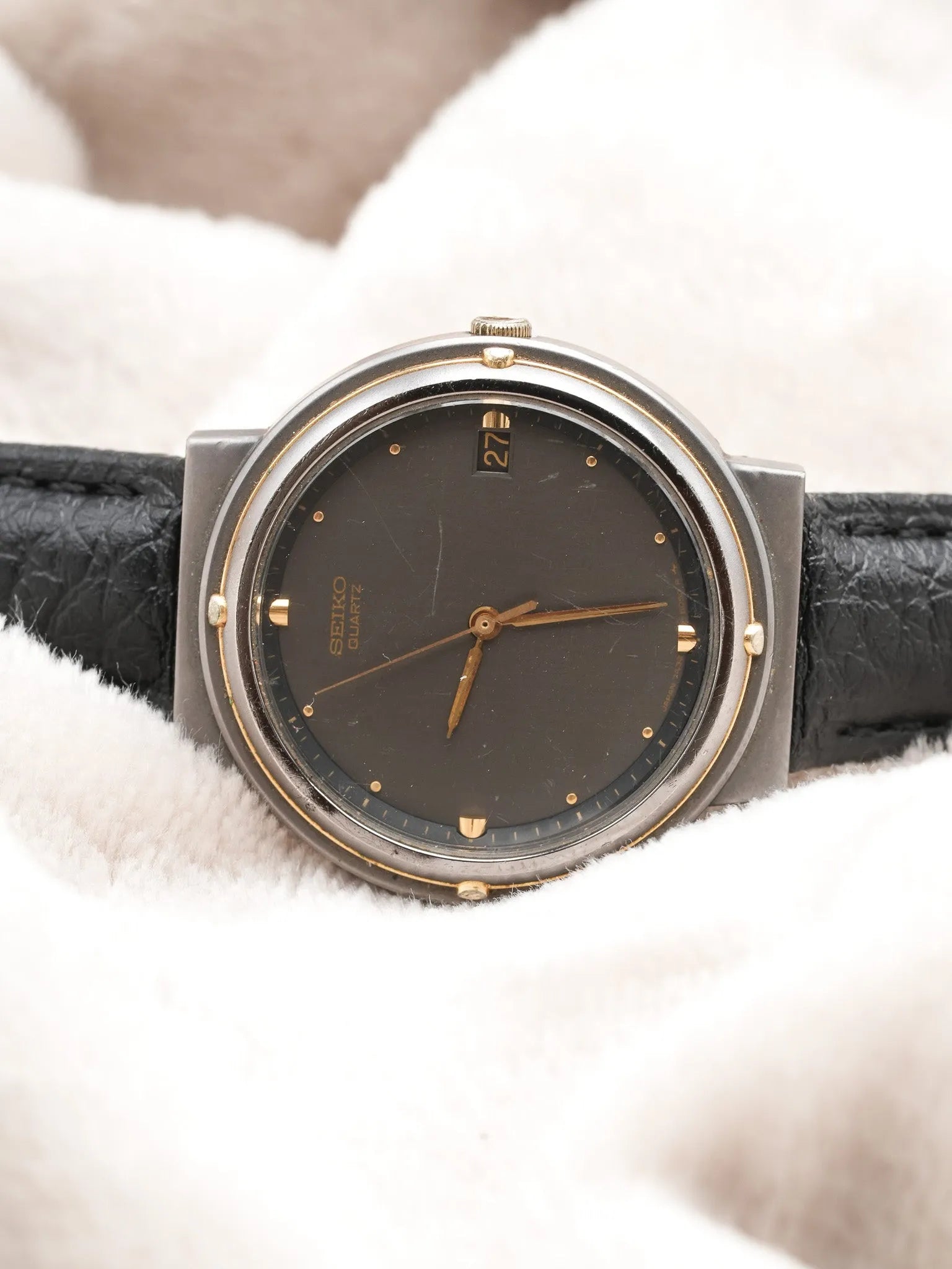 Seiko - Circle Anthracite Or - 1984 - Atelier Victor Paris - Vintage Watch Shop Dubai