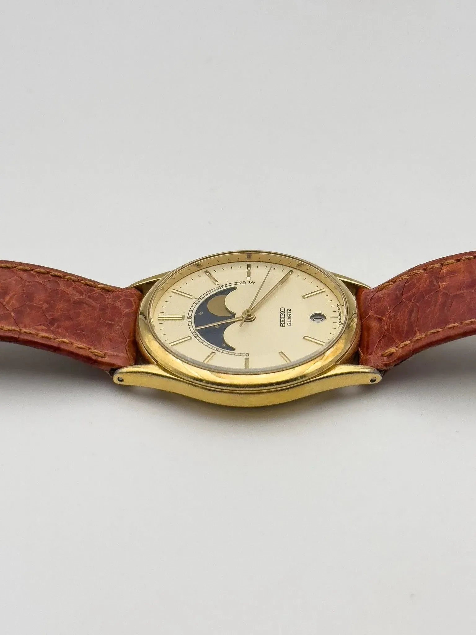 Seiko - Circle Gold Moonphase - 1986 - Atelier Victor - Vintage  Shop