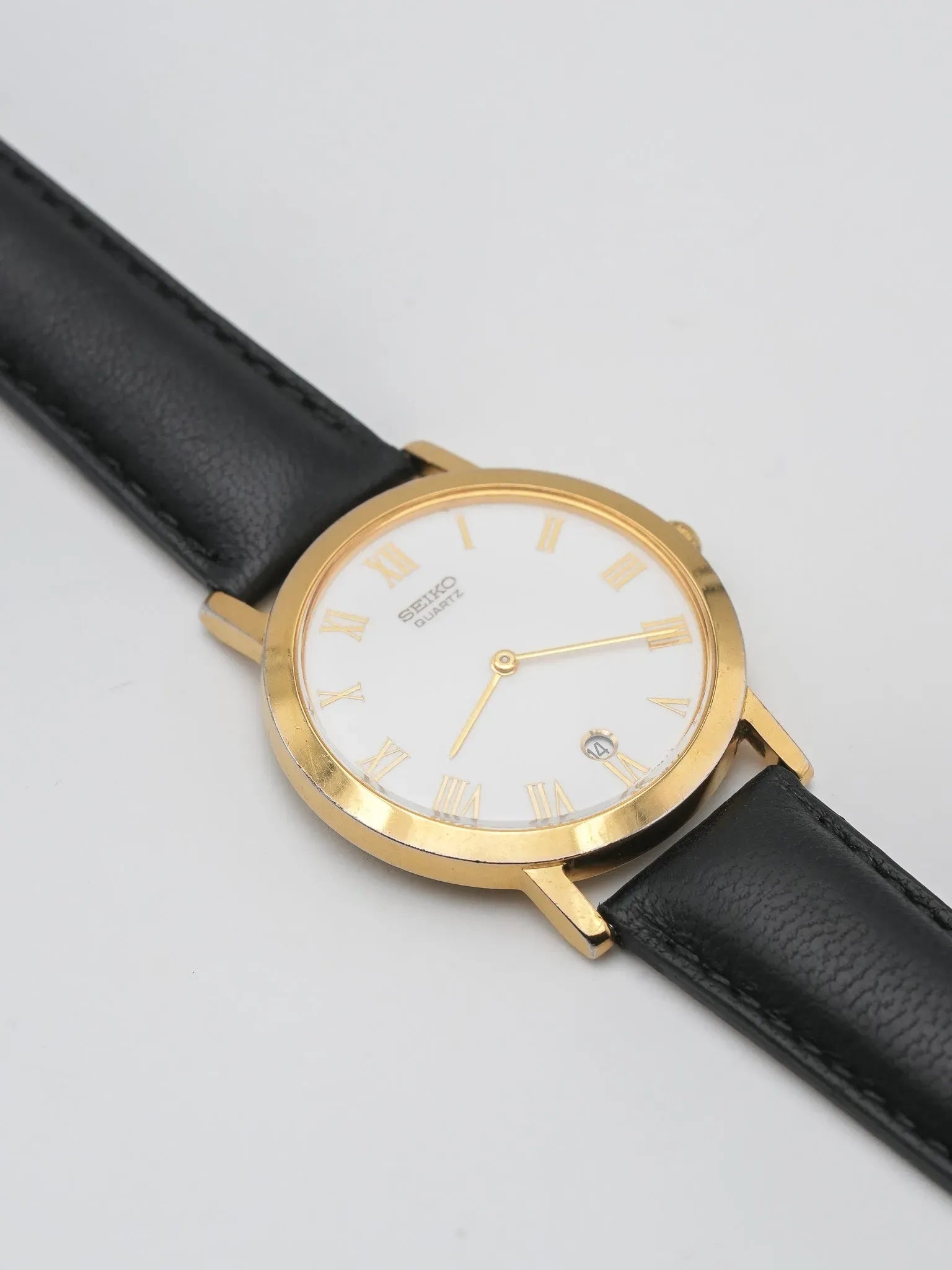 Seiko - Circle Or Blanc Date 6H - 1990 - Atelier Victor