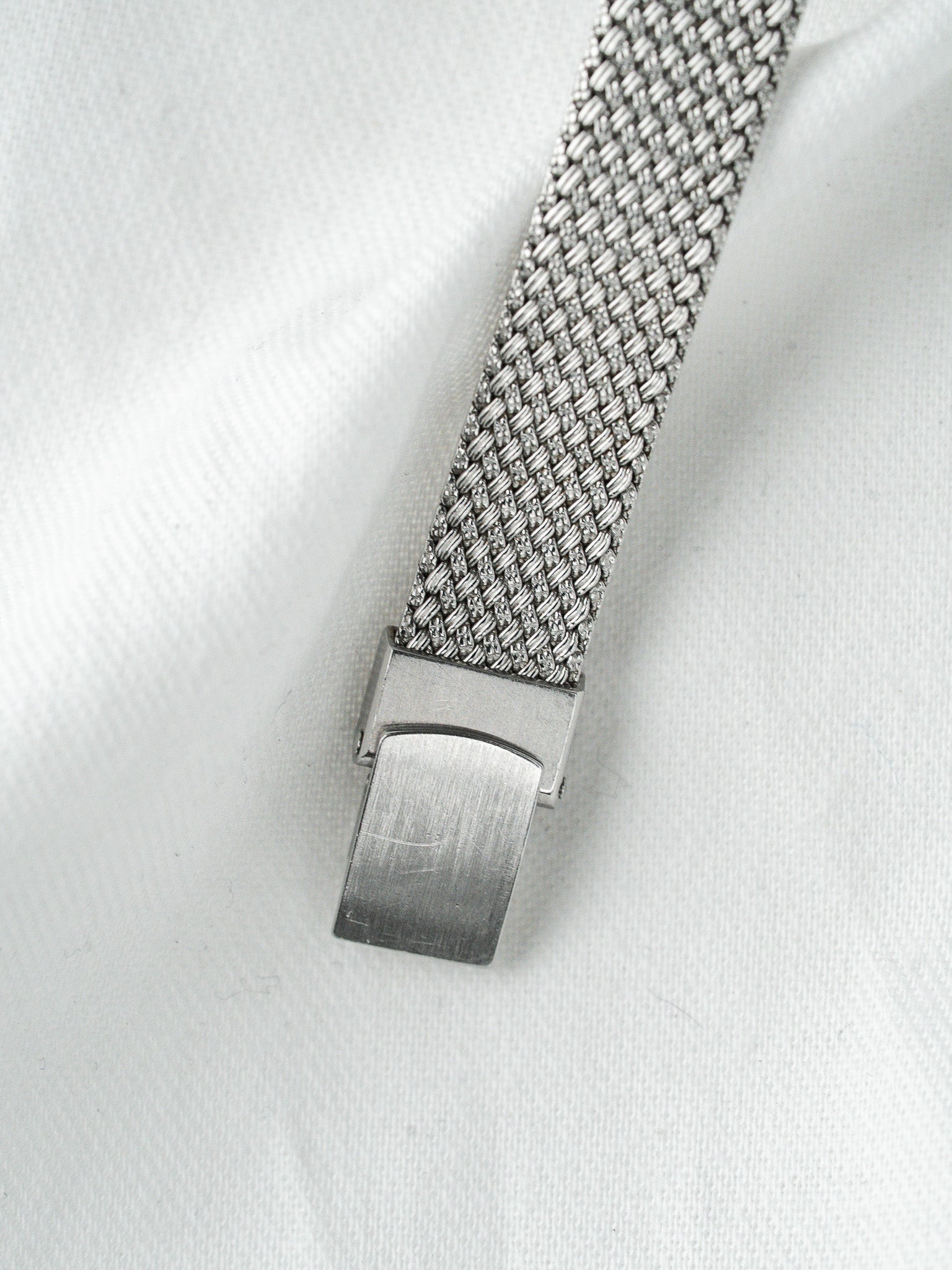 Seiko Credor 1271-5030 Uhr Stahl — Mini-Kissen Geflochtenes Mesh (1979) 