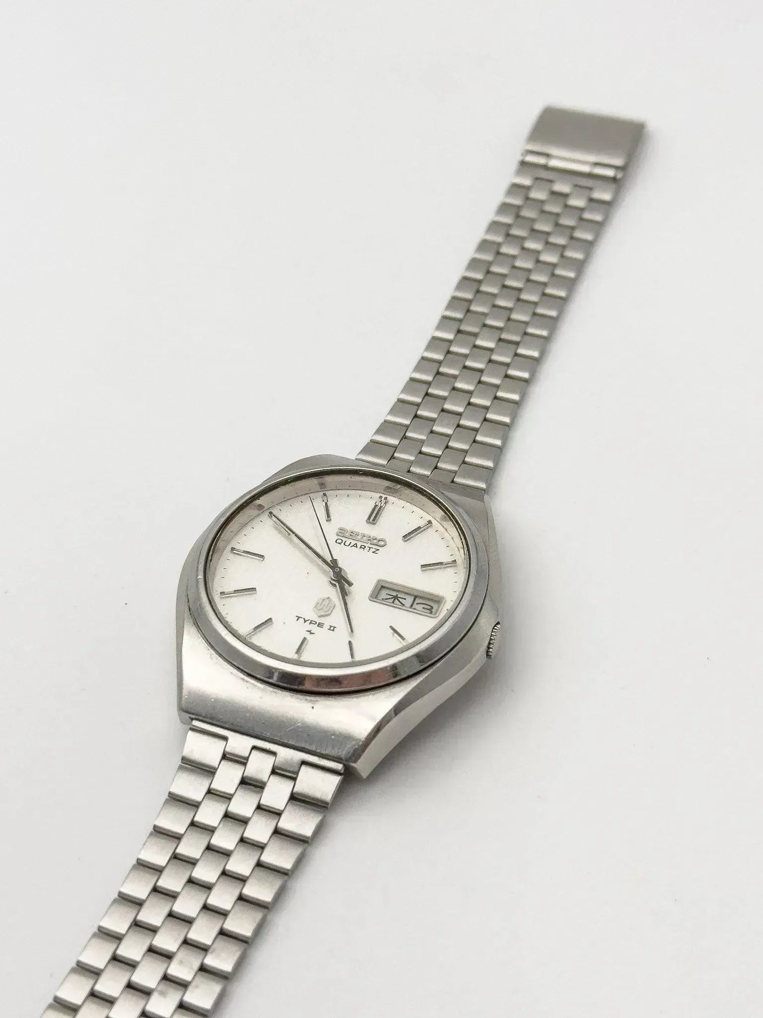 Seiko - Daydate Kanji Acier Cadran Tapisserie - 1976 - Atelier Victor