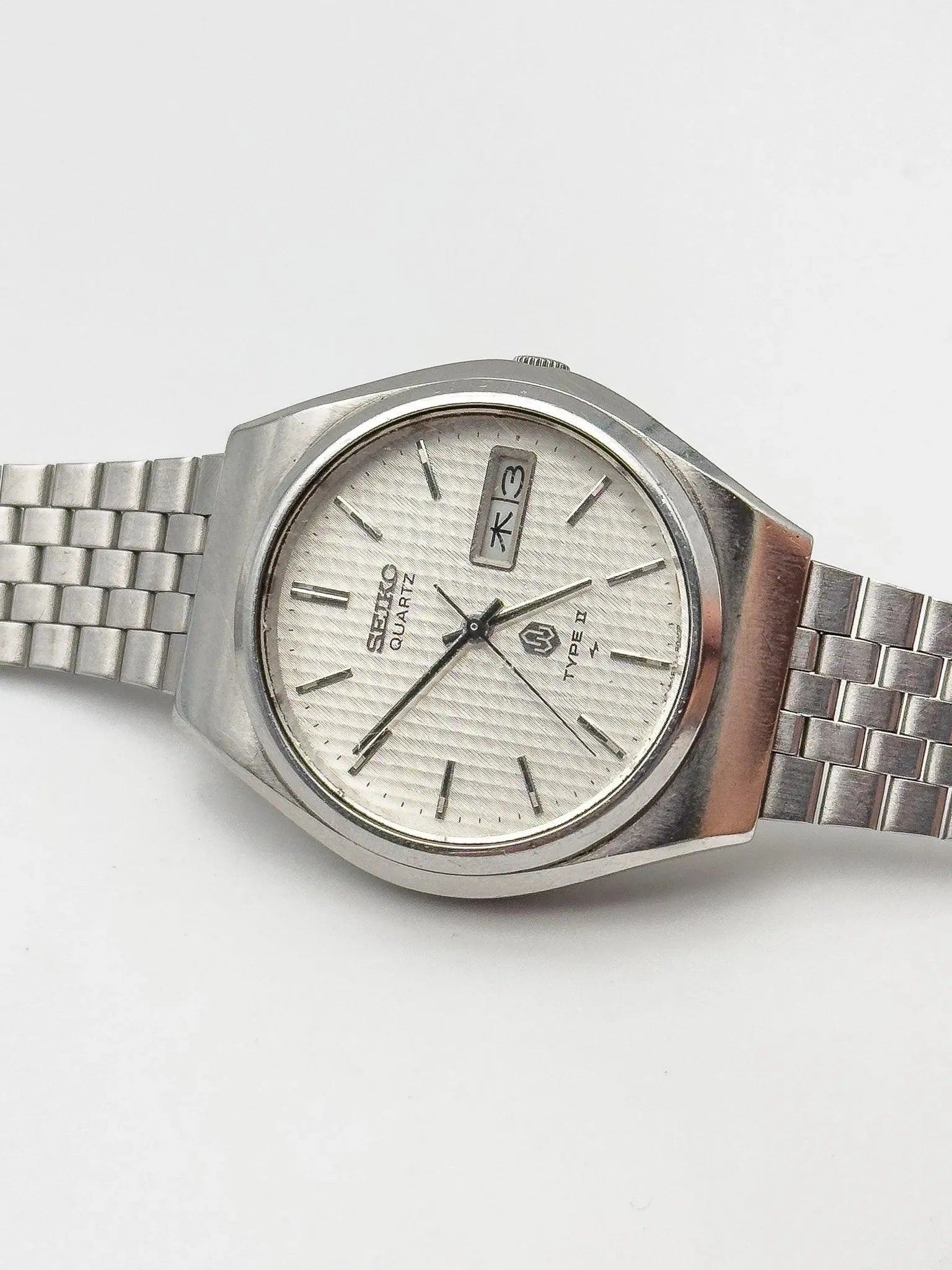 Seiko - Daydate Kanji Acier Cadran Tapisserie - 1976 - Atelier Victor Paris - Vintage Watch Shop Dubai