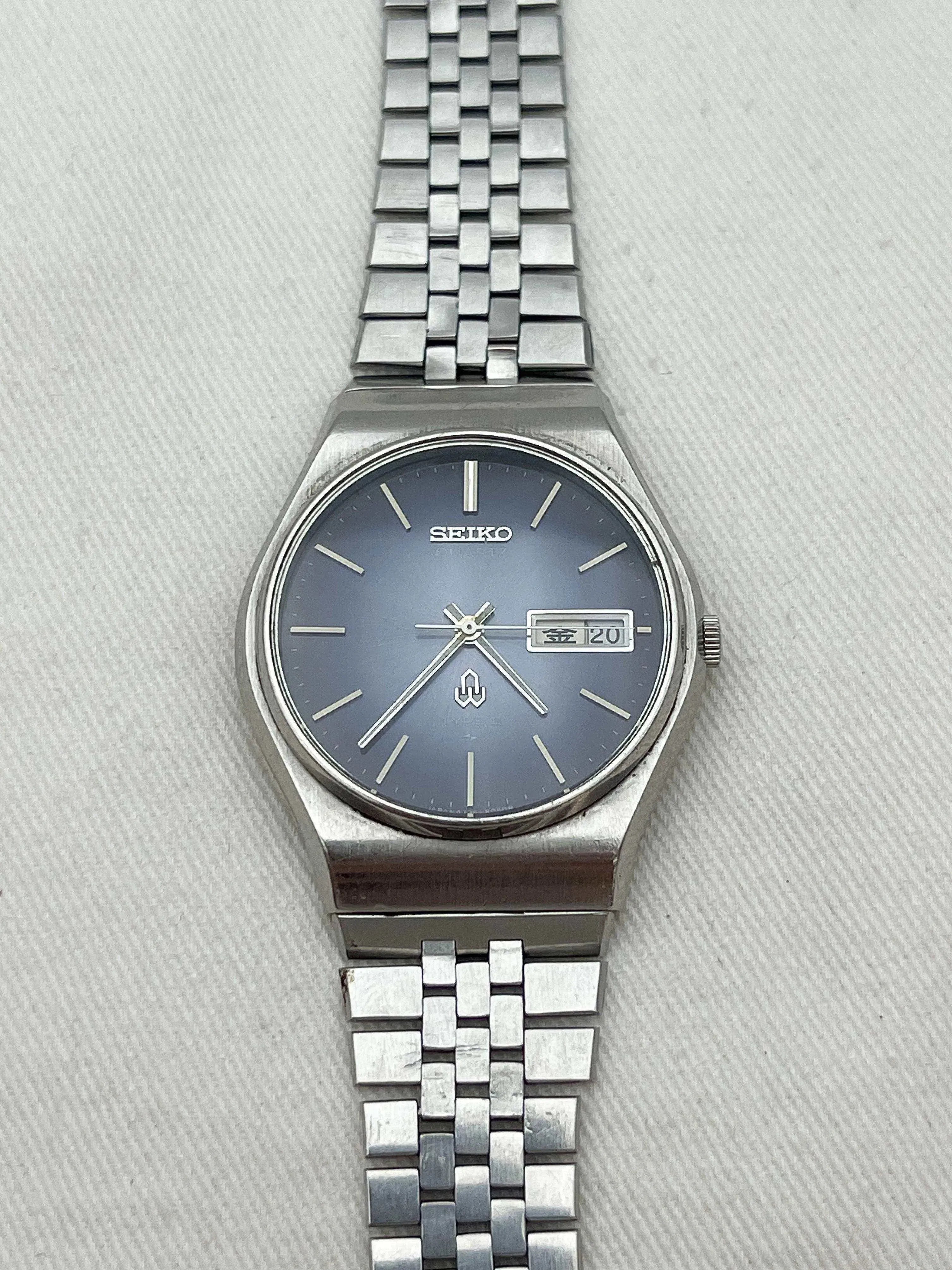 Seiko - Daydate Kanji Type II Bleu & Noir - 1977 - Atelier Victor - Vintage  Shop