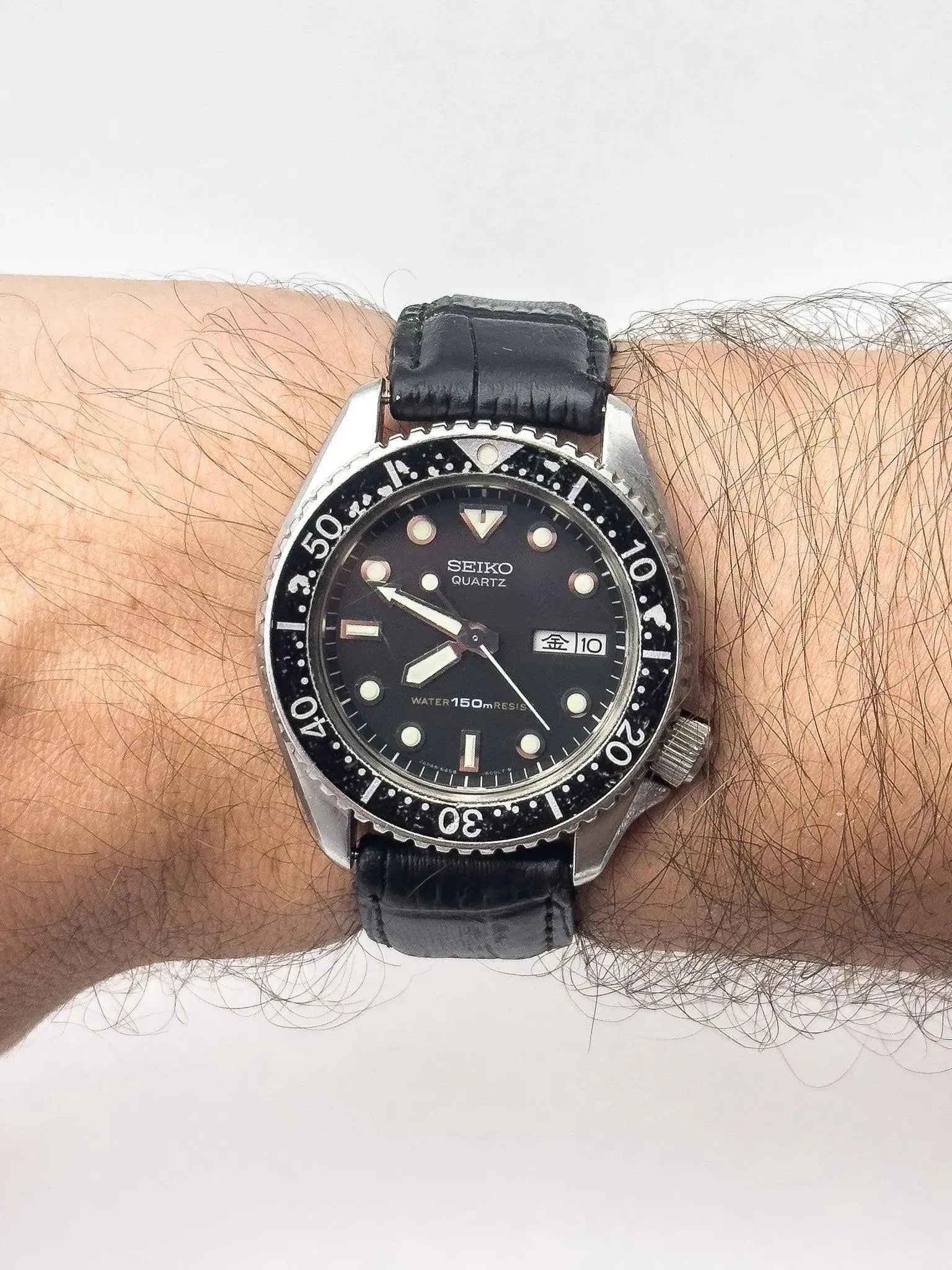 Seiko - Diver Daydate Kanji Noir - 1983 - Atelier Victor - Vintage  Shop