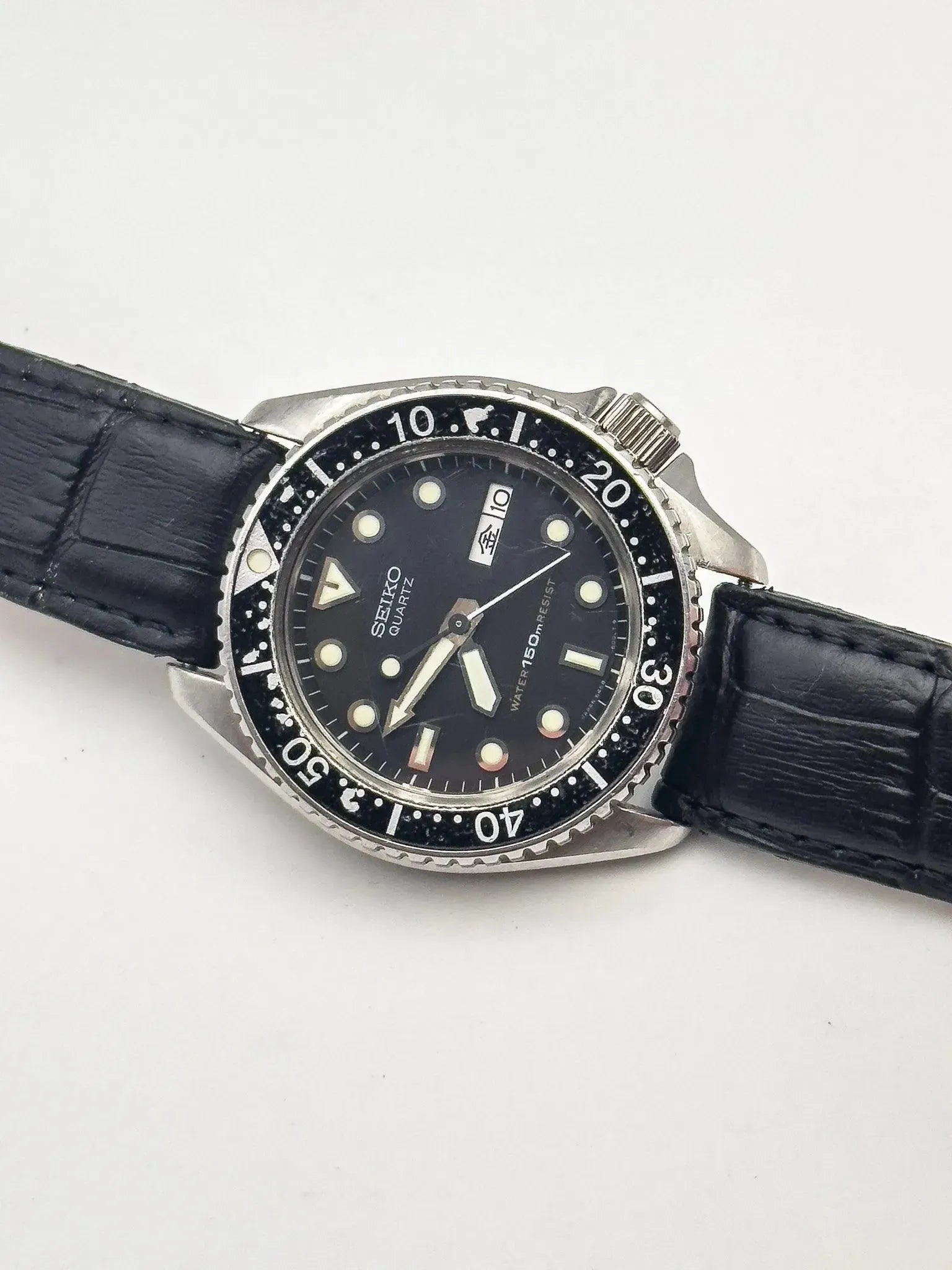 Seiko - Diver Daydate Kanji Noir - 1983 - Atelier Victor - Vintage  Shop