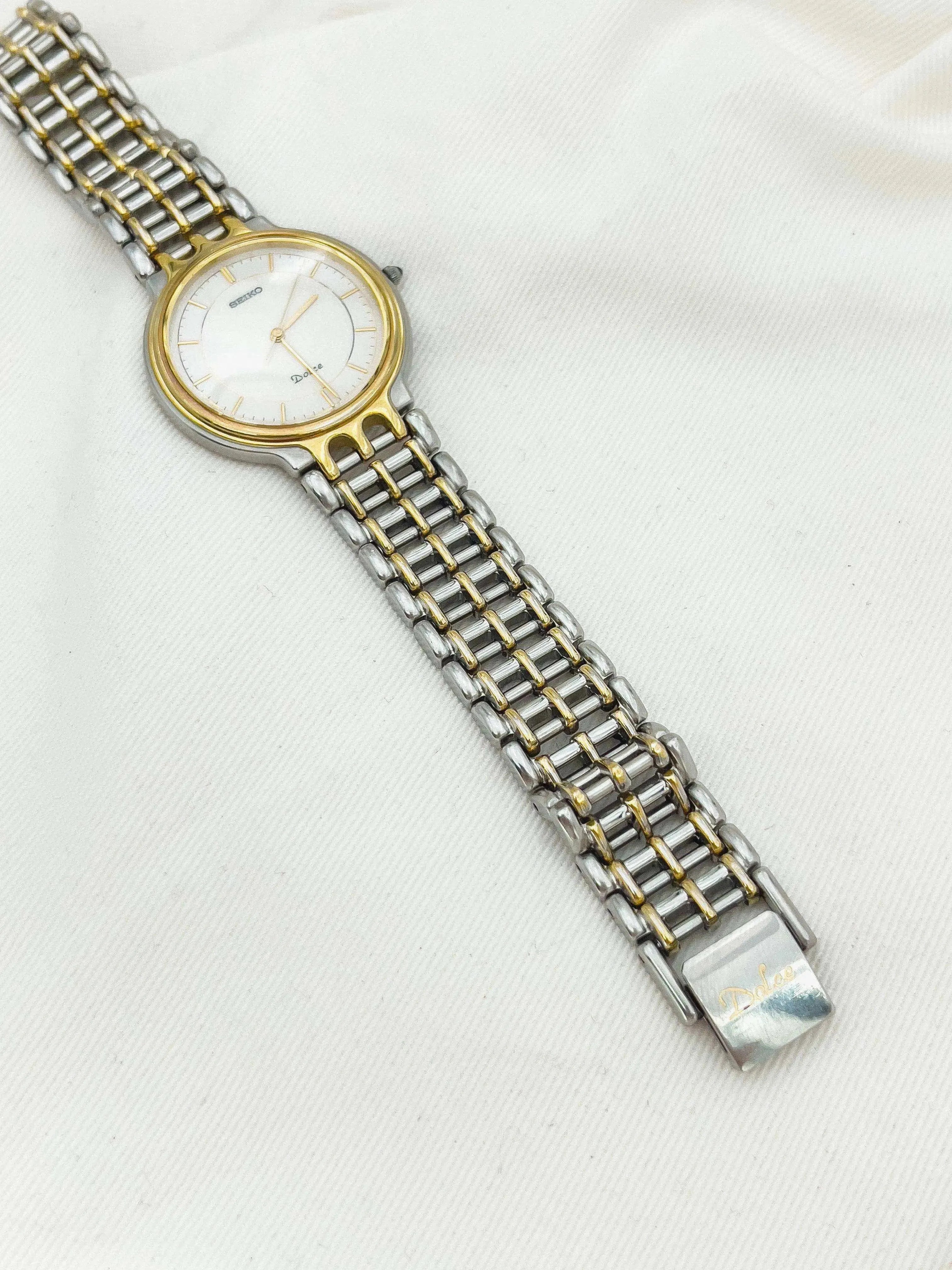 Seiko Dolce - Dolce Acier Or Femme - 1988 - Atelier Victor Paris - Vintage Watch Shop Dubai