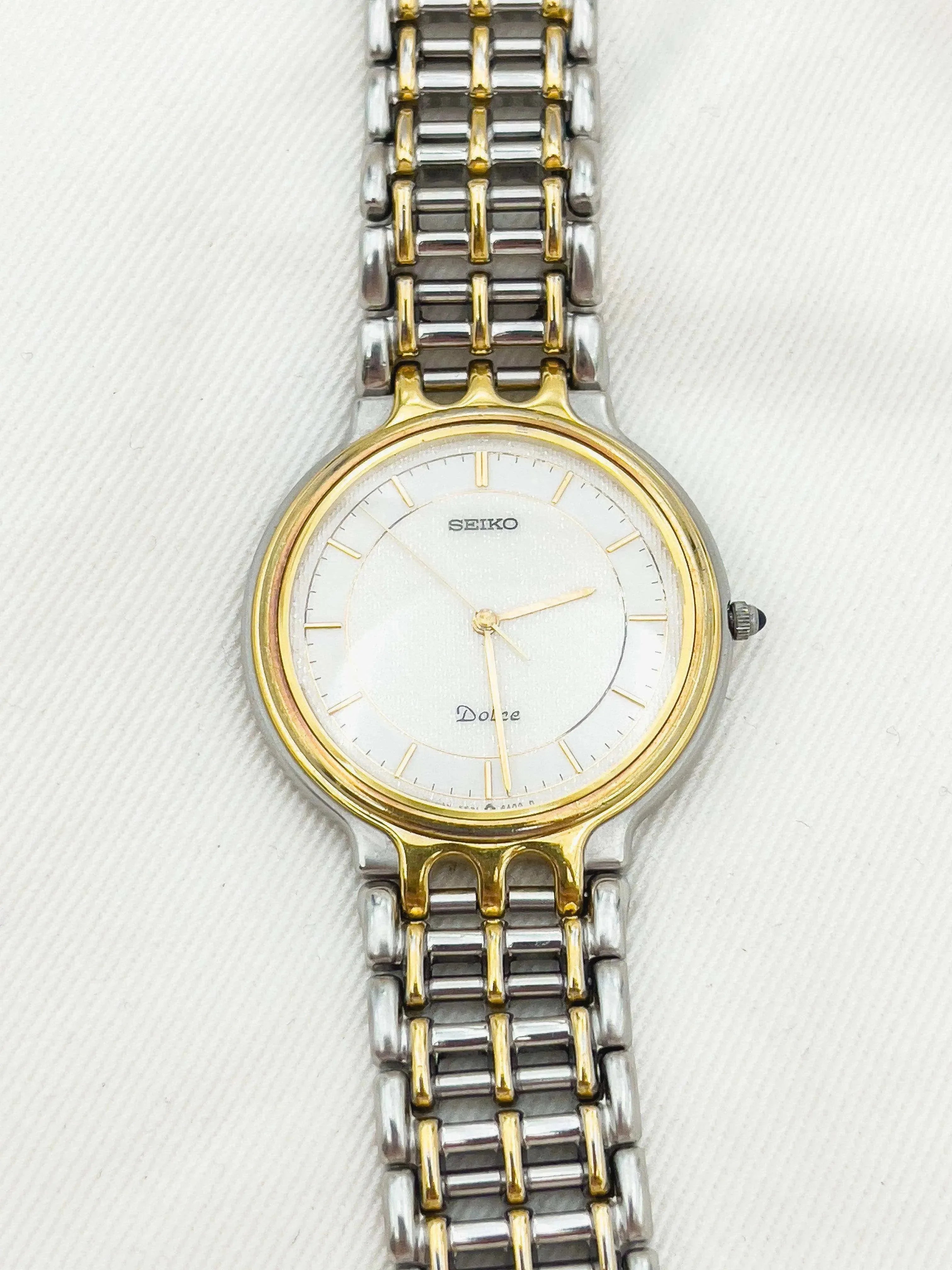 Seiko Dolce - Dolce Acier Or Femme - 1988 - Atelier Victor - Vintage  Shop