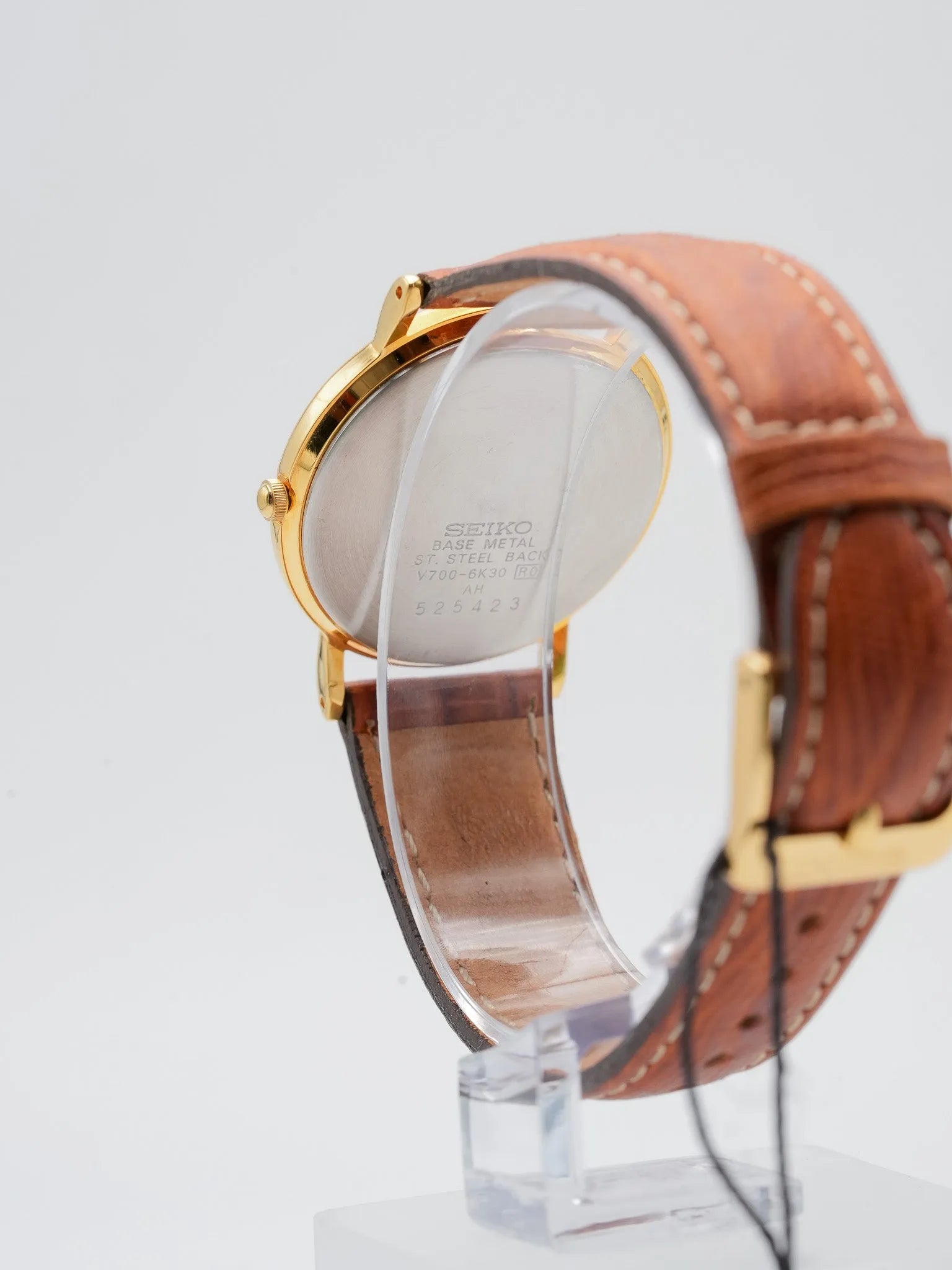 Seiko - Doré cadran blanc index romain - NOS - 1990s - Atelier Victor Paris - Vintage Watch Shop Dubai