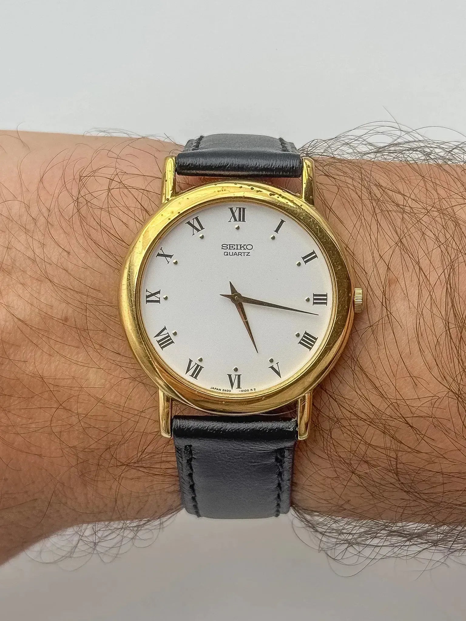 Seiko - Dress Watch Date Romain Plaqué or - 2000 - Atelier Victor