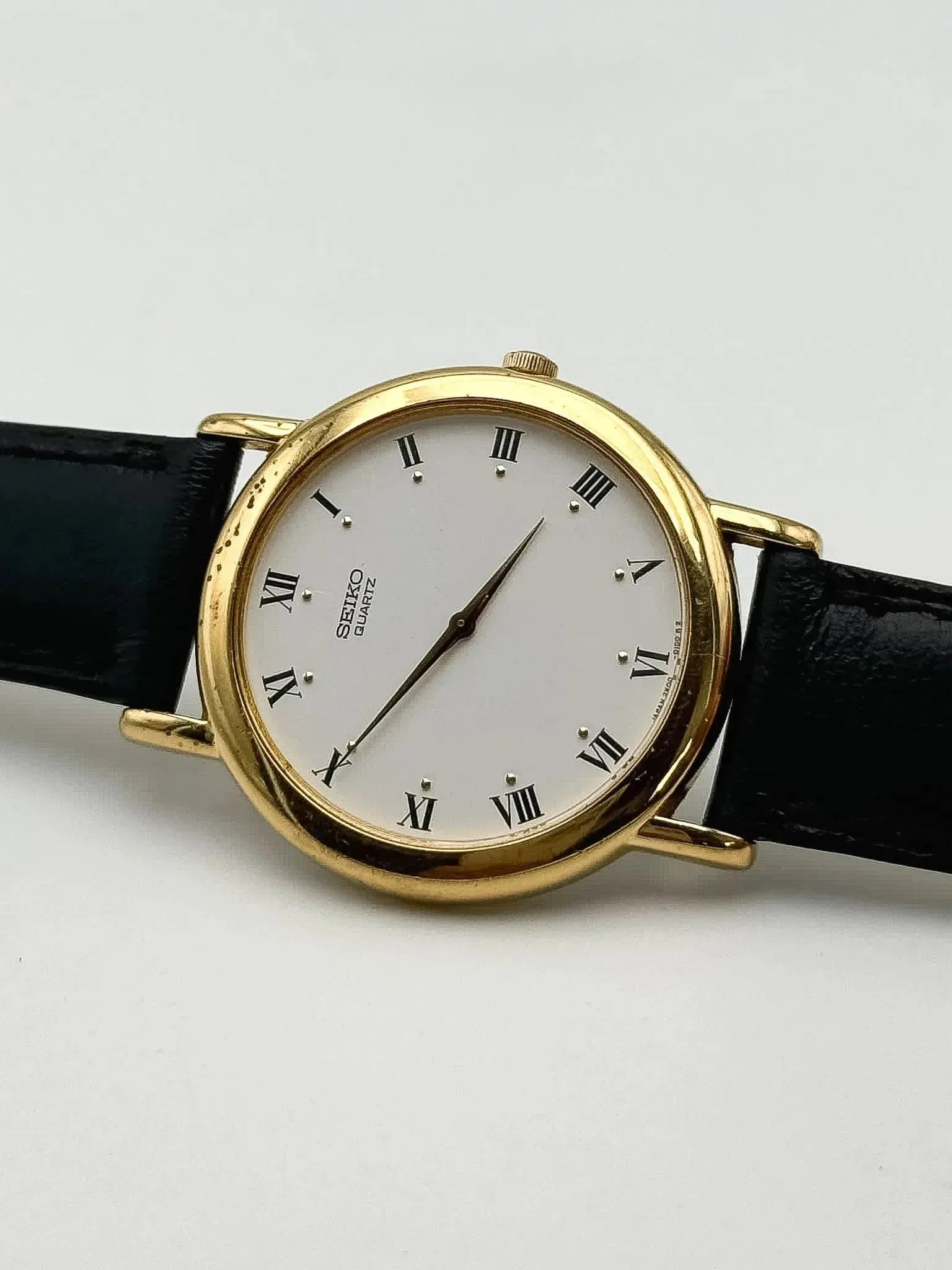Seiko - Dress Watch Date Romain Plaqué or - 2000 - Atelier Victor