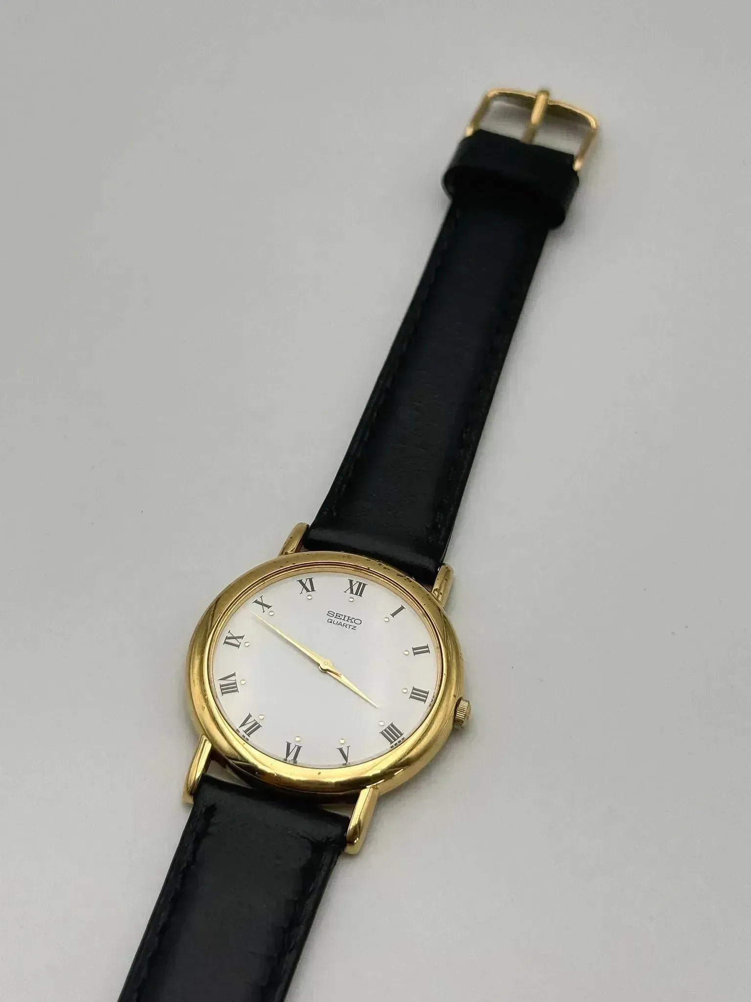 Seiko - Dress Watch Date Romain Plaqué or - 2000 - Atelier Victor