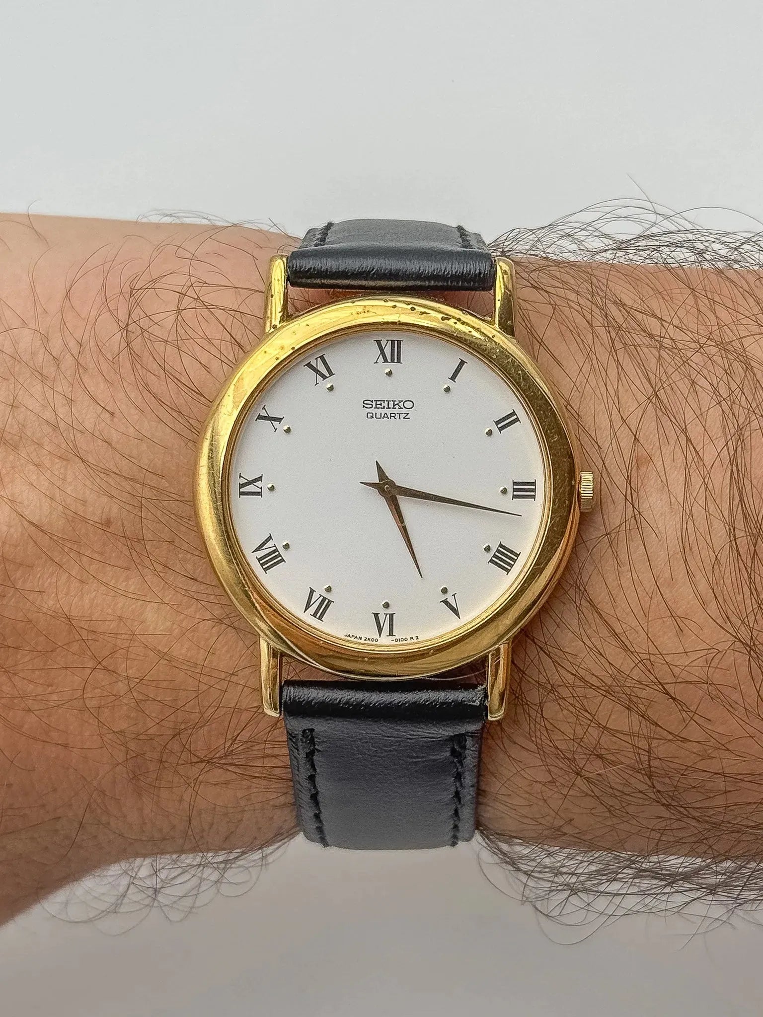 Seiko - Dress Watch Date Romain Plaqué or - 2000 - Atelier Victor Paris - Vintage Watch Shop Dubai