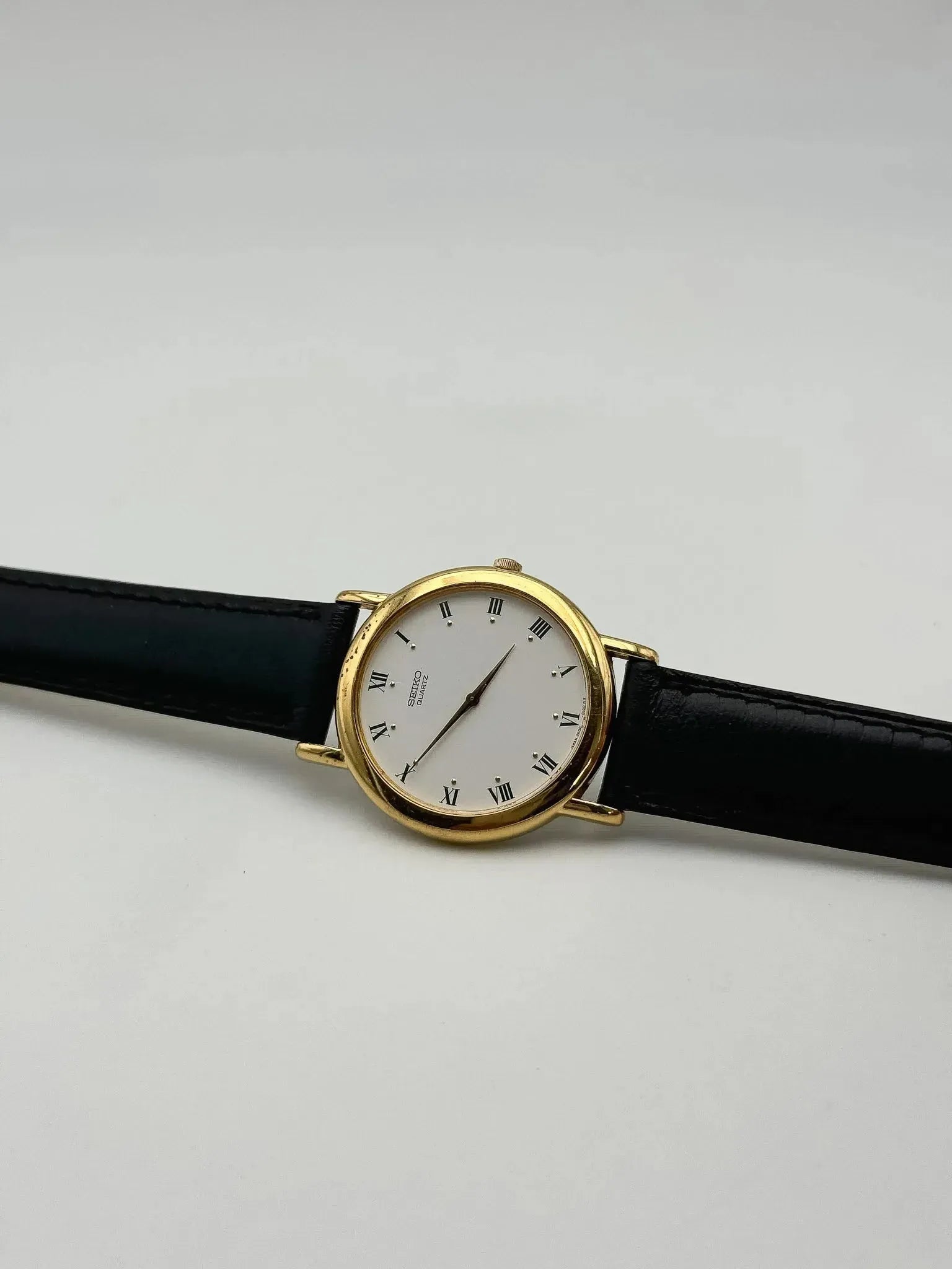 Seiko - Dress Watch Date Romain Plaqué or - 2000 - Atelier Victor - Vintage  Shop