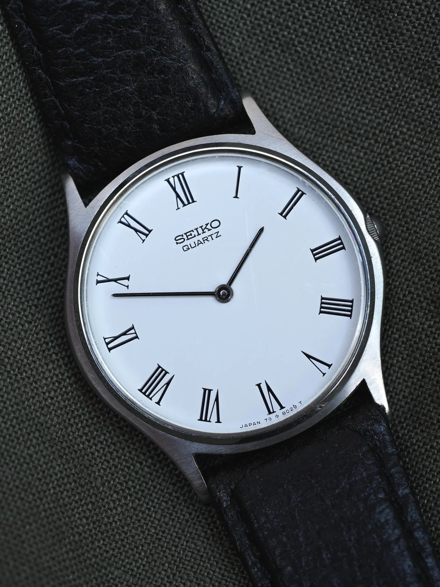 Seiko - Dress Watch Slim Acier Blanc Romain - 1997 - Atelier Victor