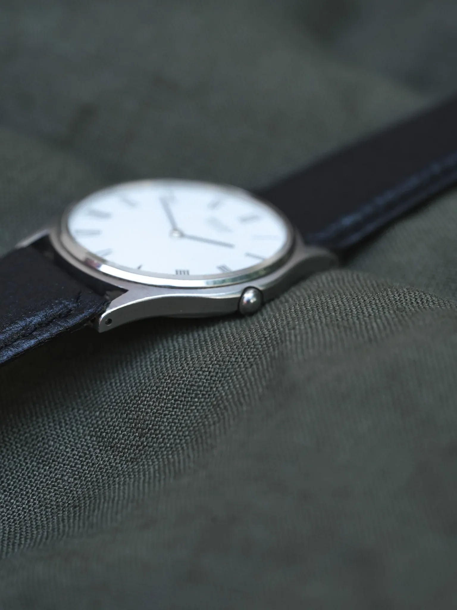 Seiko - Dress Watch Slim Acier Blanc Romain - 1997 - Atelier Victor