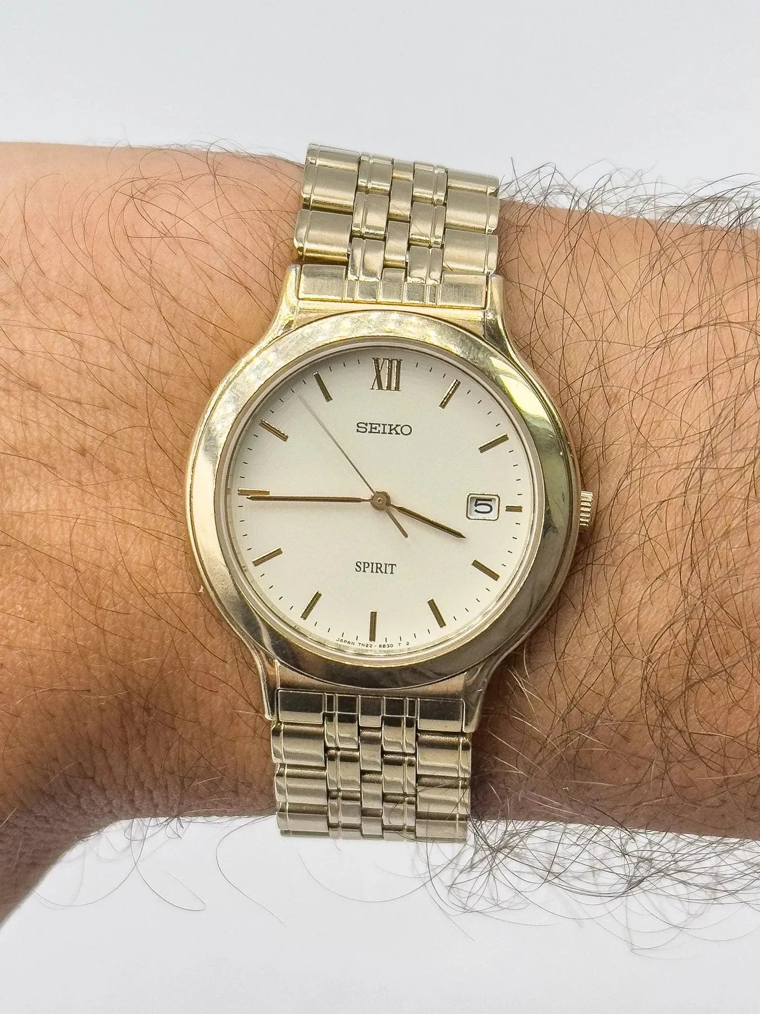 Seiko - Gold Dress Watch - 1995 - Atelier Victor - Vintage  Shop