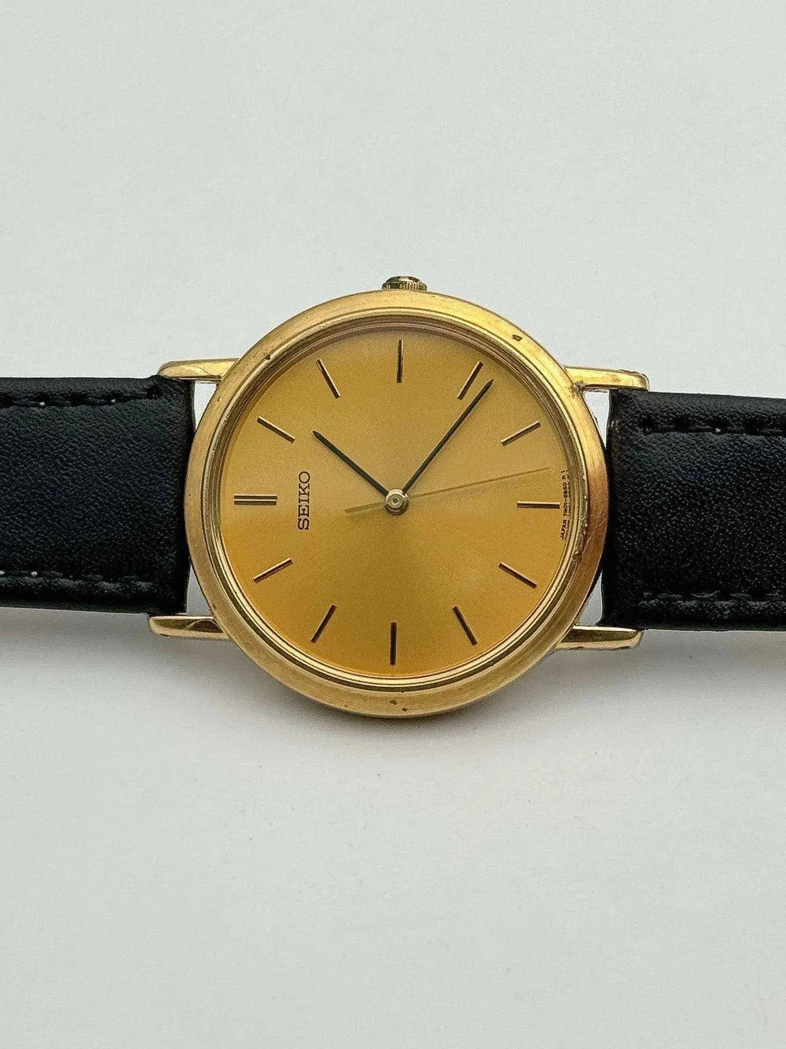 Seiko - Gold Dress Watch - 2001 - Atelier Victor Paris - Vintage Watch Shop Dubai