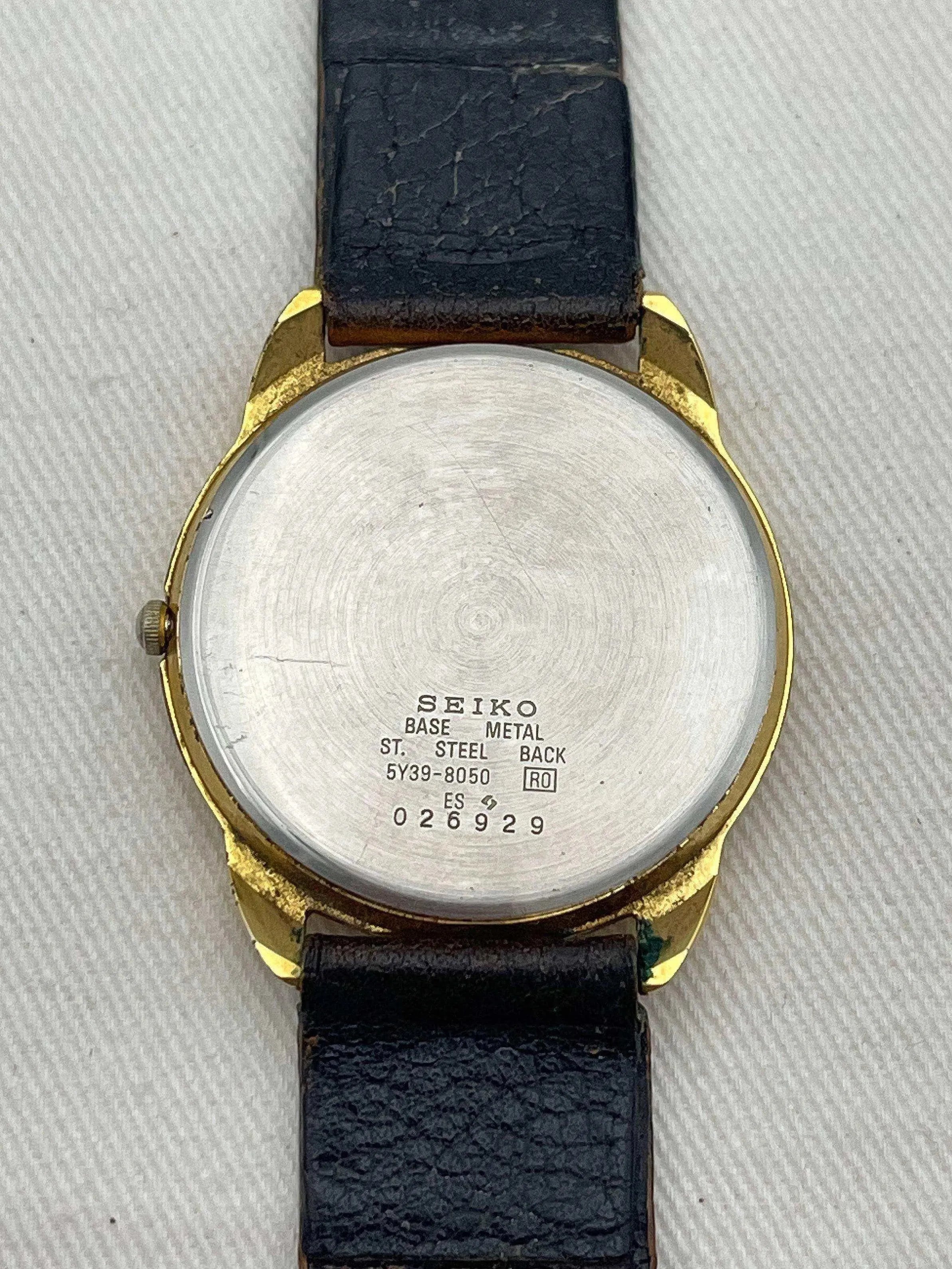 Seiko - Gold Index Roman - 1990 - Atelier Victor Paris - Vintage Watch Shop Dubai