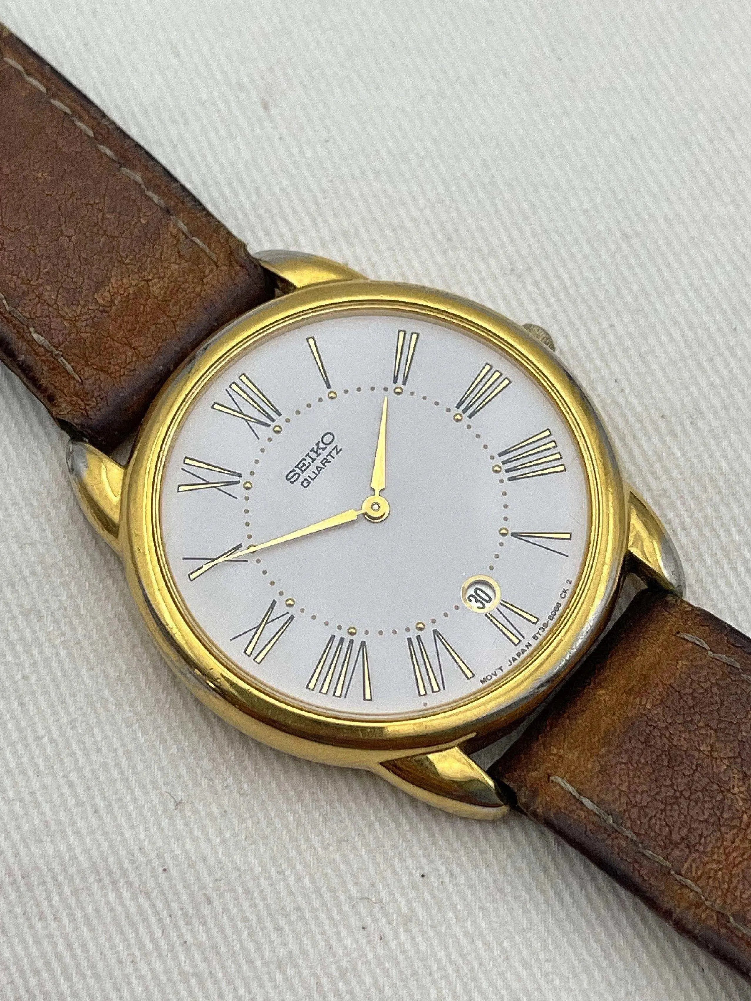 Seiko - Gold Index Roman - 1990 - Atelier Victor Paris - Vintage Watch Shop Dubai