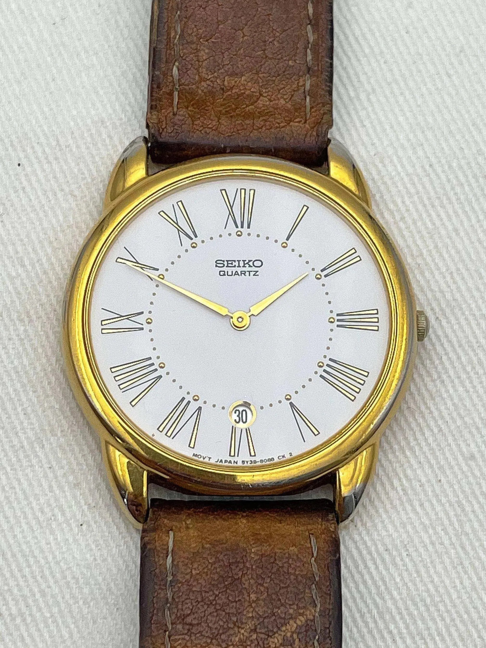 Seiko - Gold Index Roman - 1990 - Atelier Victor Paris - Vintage Watch Shop Dubai