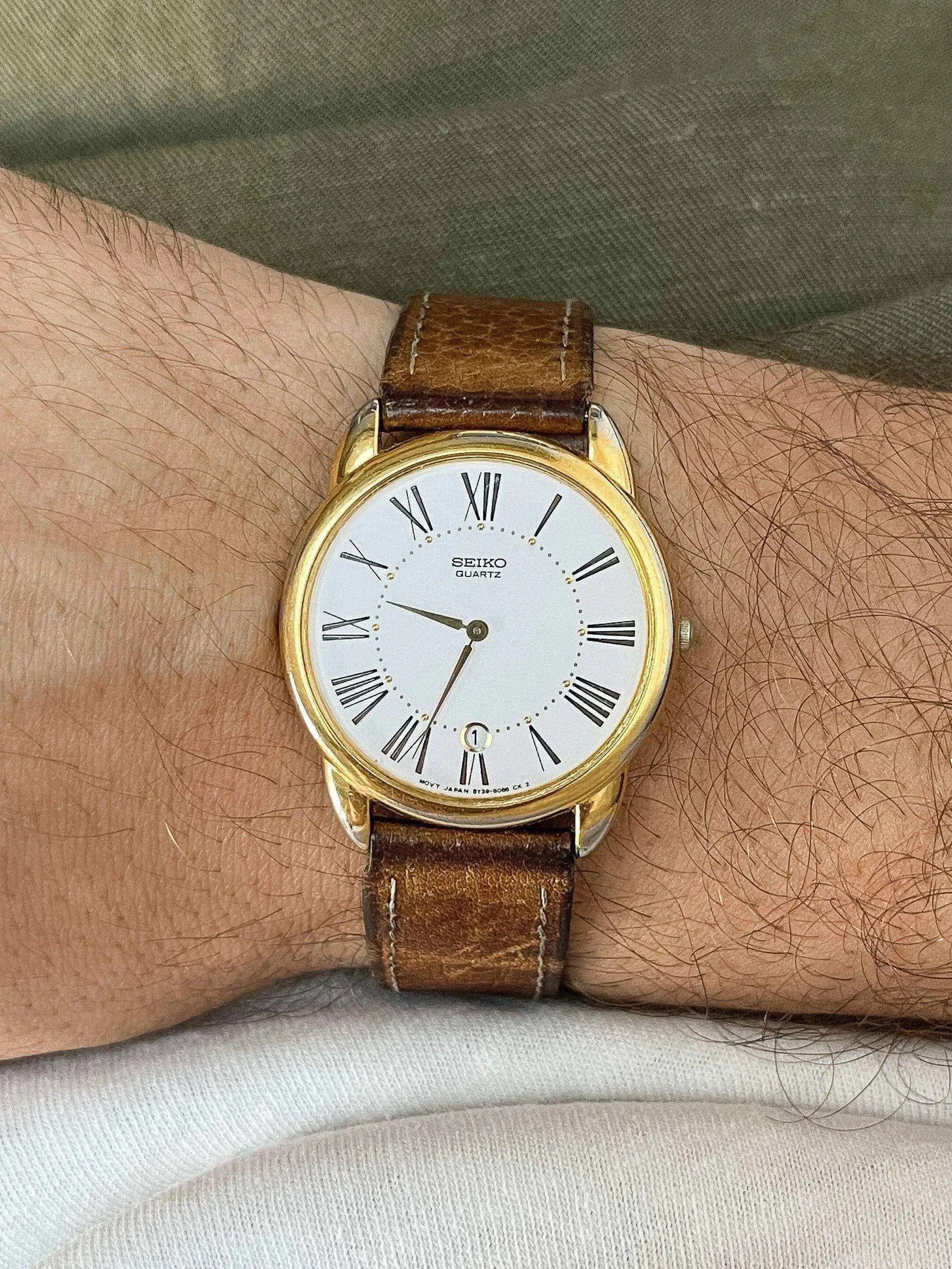 Seiko - Gold Index Roman - 1990 - Atelier Victor Paris - Vintage Watch Shop Dubai
