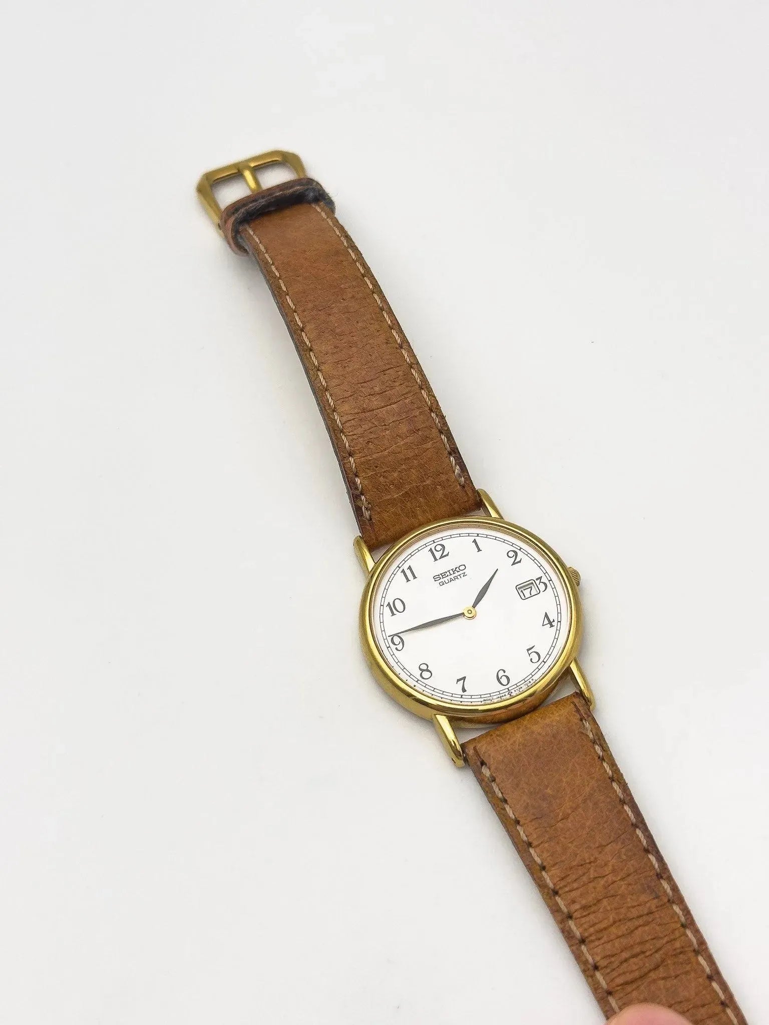 Seiko - Gold White Dial - 1988 - Atelier Victor Paris - Vintage Watch Shop Dubai