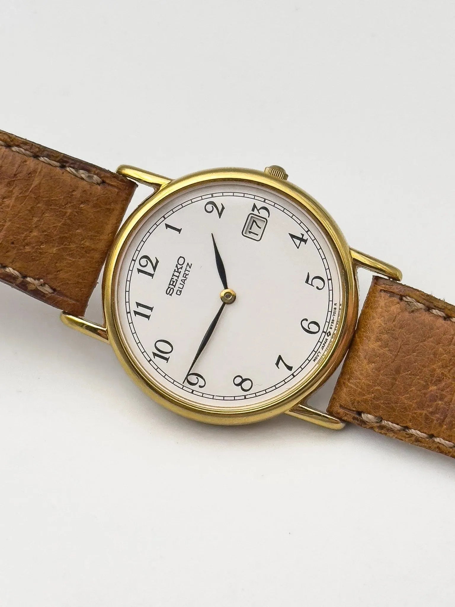 Seiko - Gold White Dial - 1988 - Atelier Victor Paris - Vintage Watch Shop Dubai