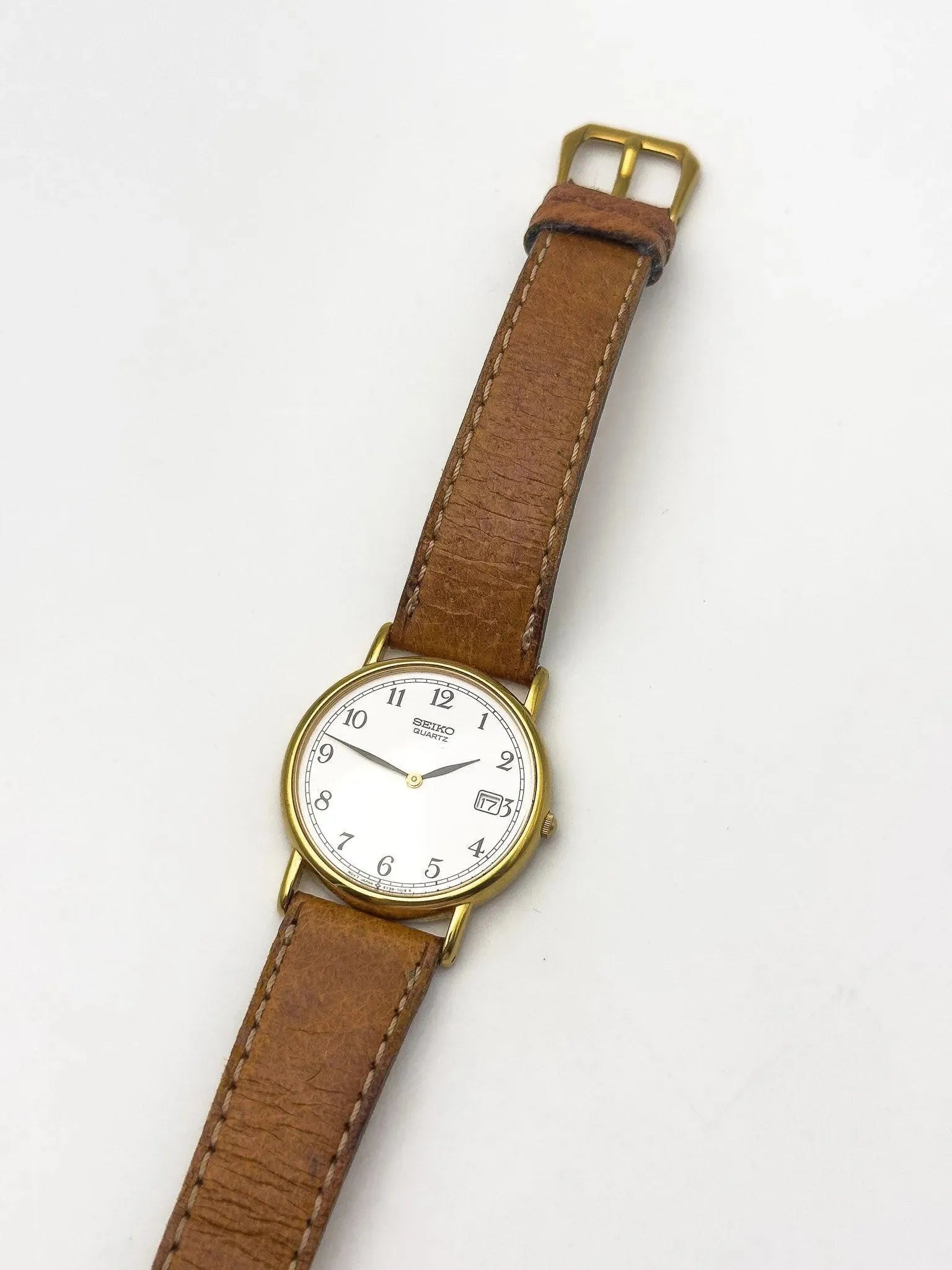 Seiko - Gold White Dial - 1988 - Atelier Victor Paris - Vintage Watch Shop Dubai